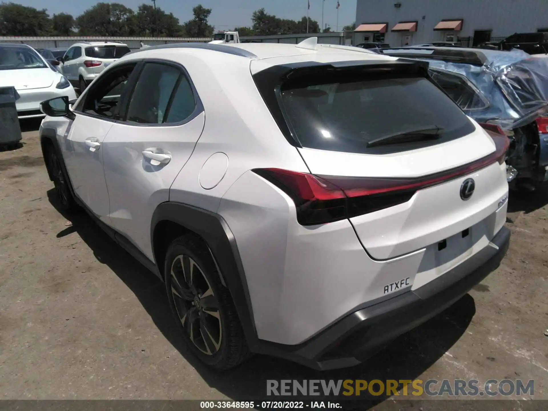 3 Photograph of a damaged car JTHY3JBH6K2001209 LEXUS UX 2019