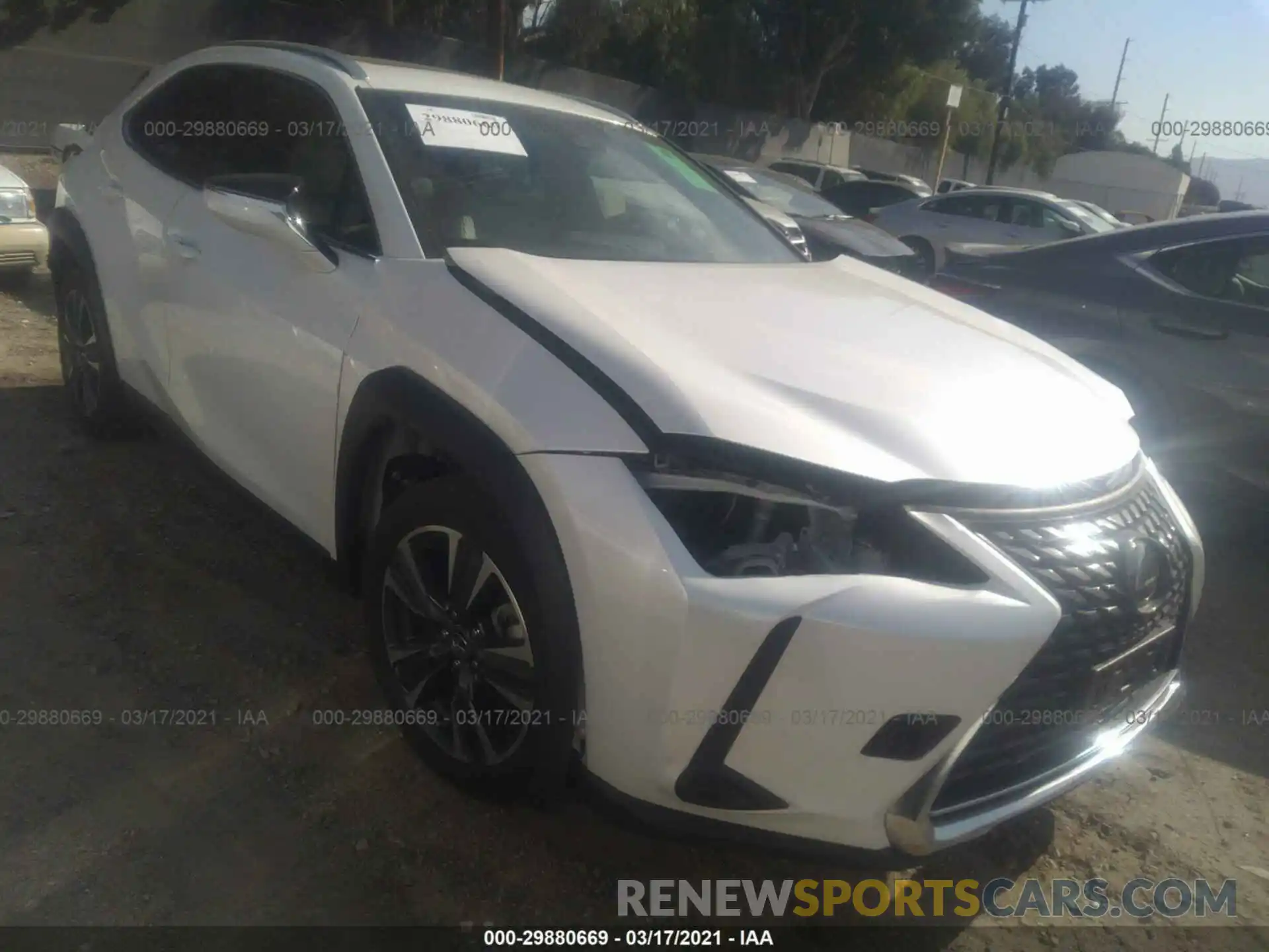 1 Photograph of a damaged car JTHY3JBH6K2004062 LEXUS UX 2019