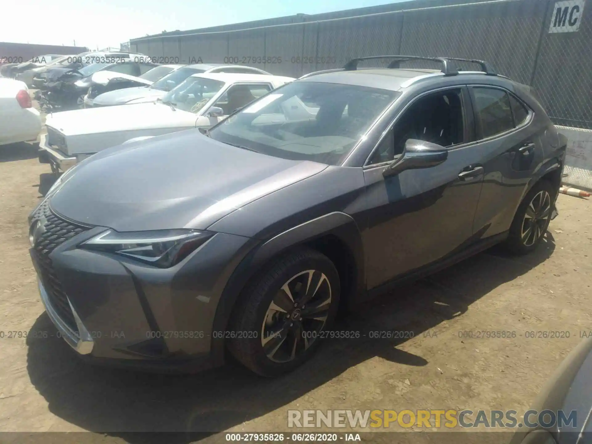 2 Фотография поврежденного автомобиля JTHY3JBH6K2004966 LEXUS UX 2019