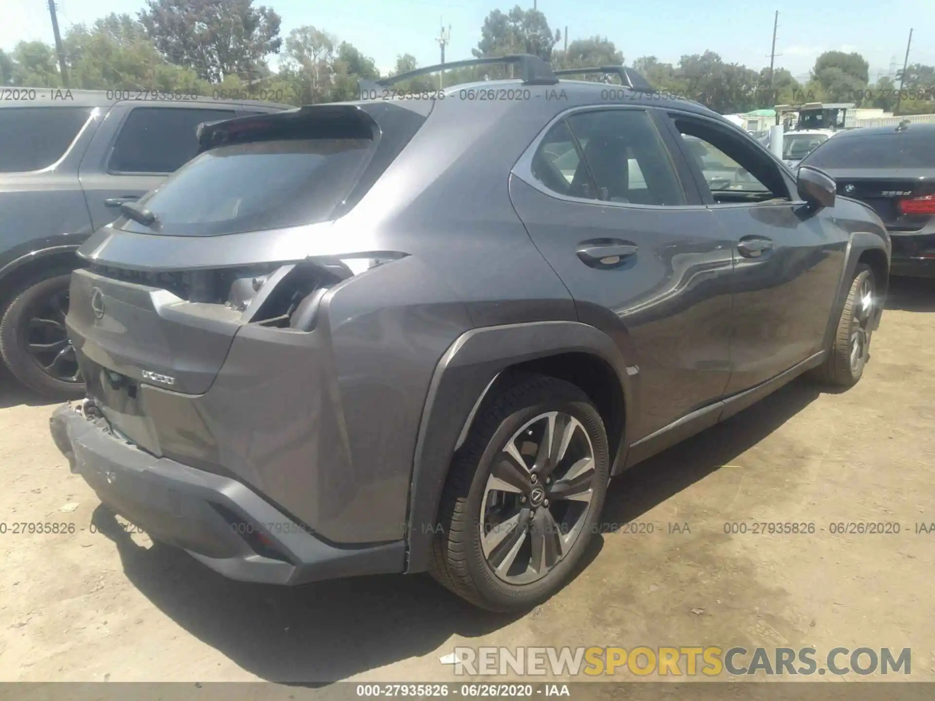 4 Фотография поврежденного автомобиля JTHY3JBH6K2004966 LEXUS UX 2019