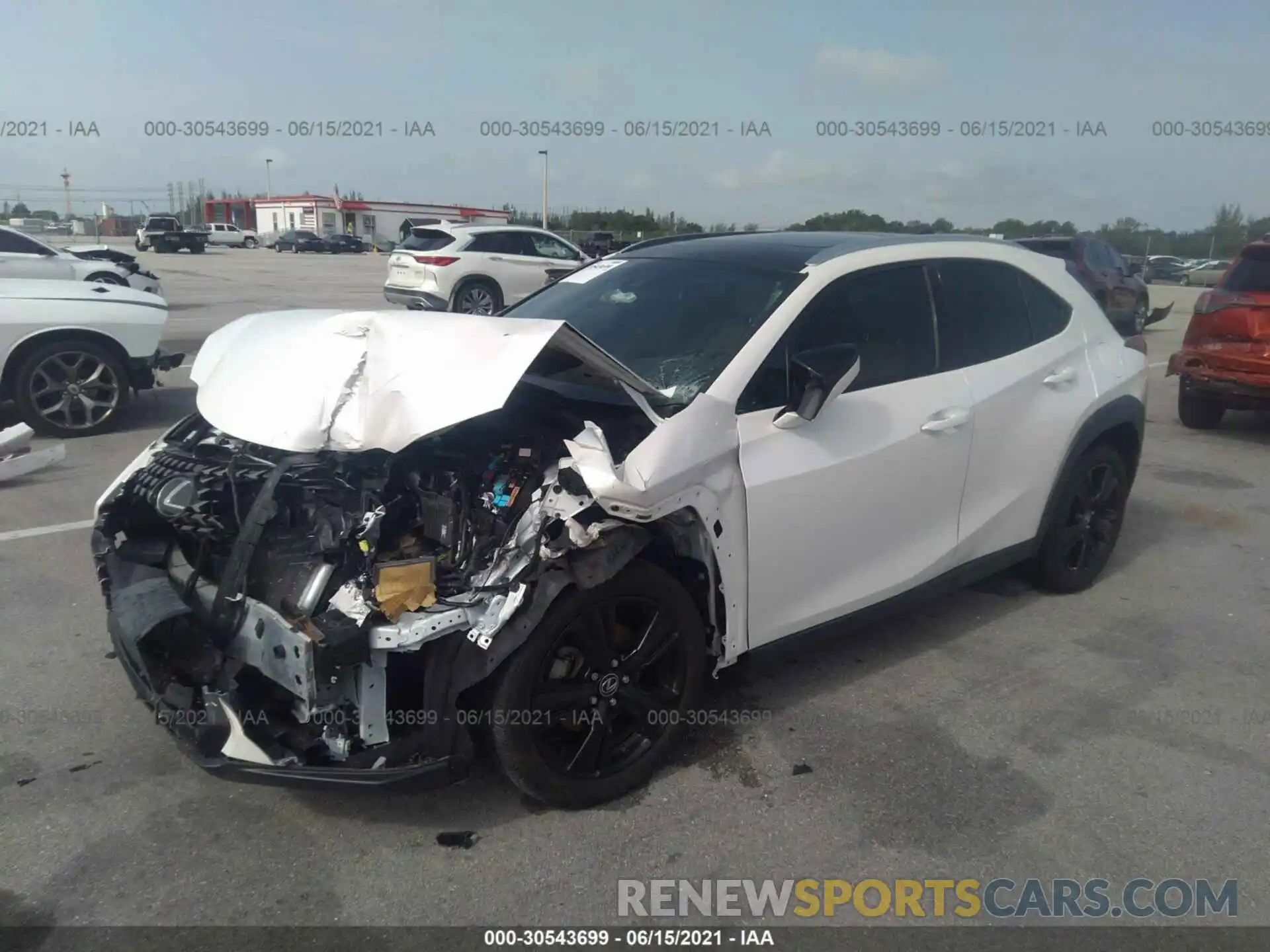 2 Photograph of a damaged car JTHY3JBH6K2007365 LEXUS UX 2019