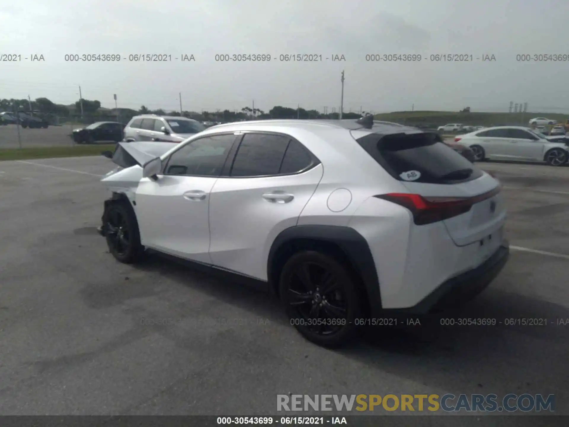 3 Photograph of a damaged car JTHY3JBH6K2007365 LEXUS UX 2019