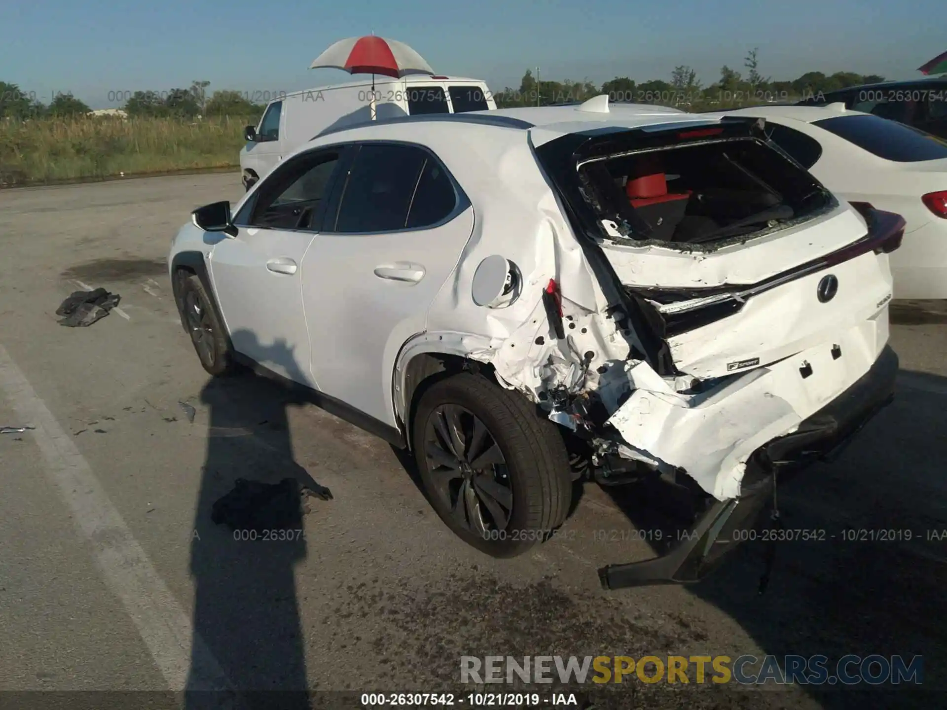 3 Photograph of a damaged car JTHY3JBH6K2007849 LEXUS UX 2019