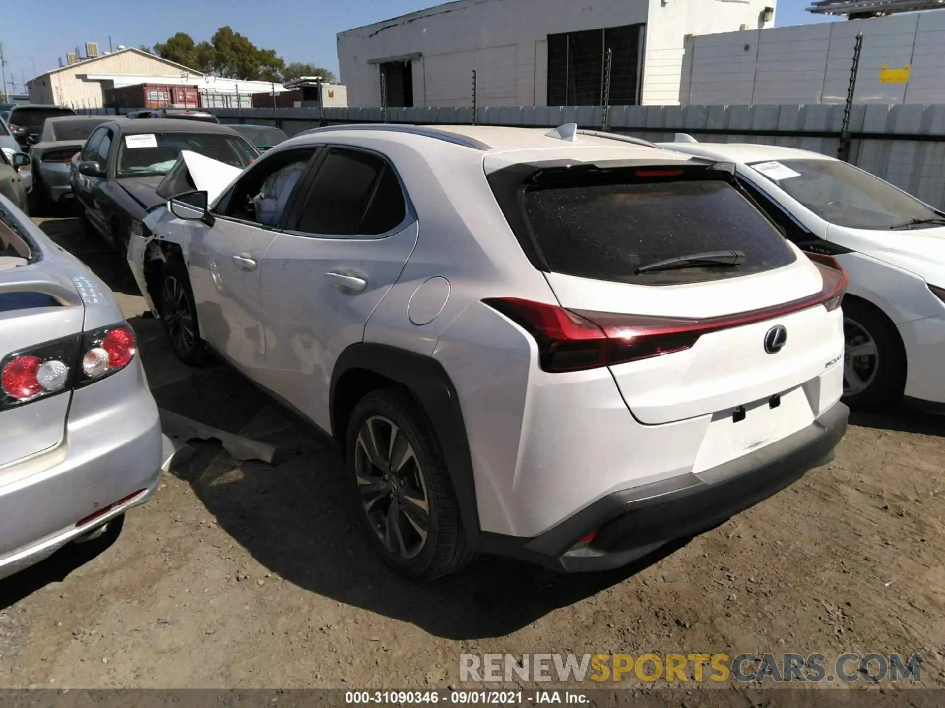 3 Photograph of a damaged car JTHY3JBH6K2014249 LEXUS UX 2019