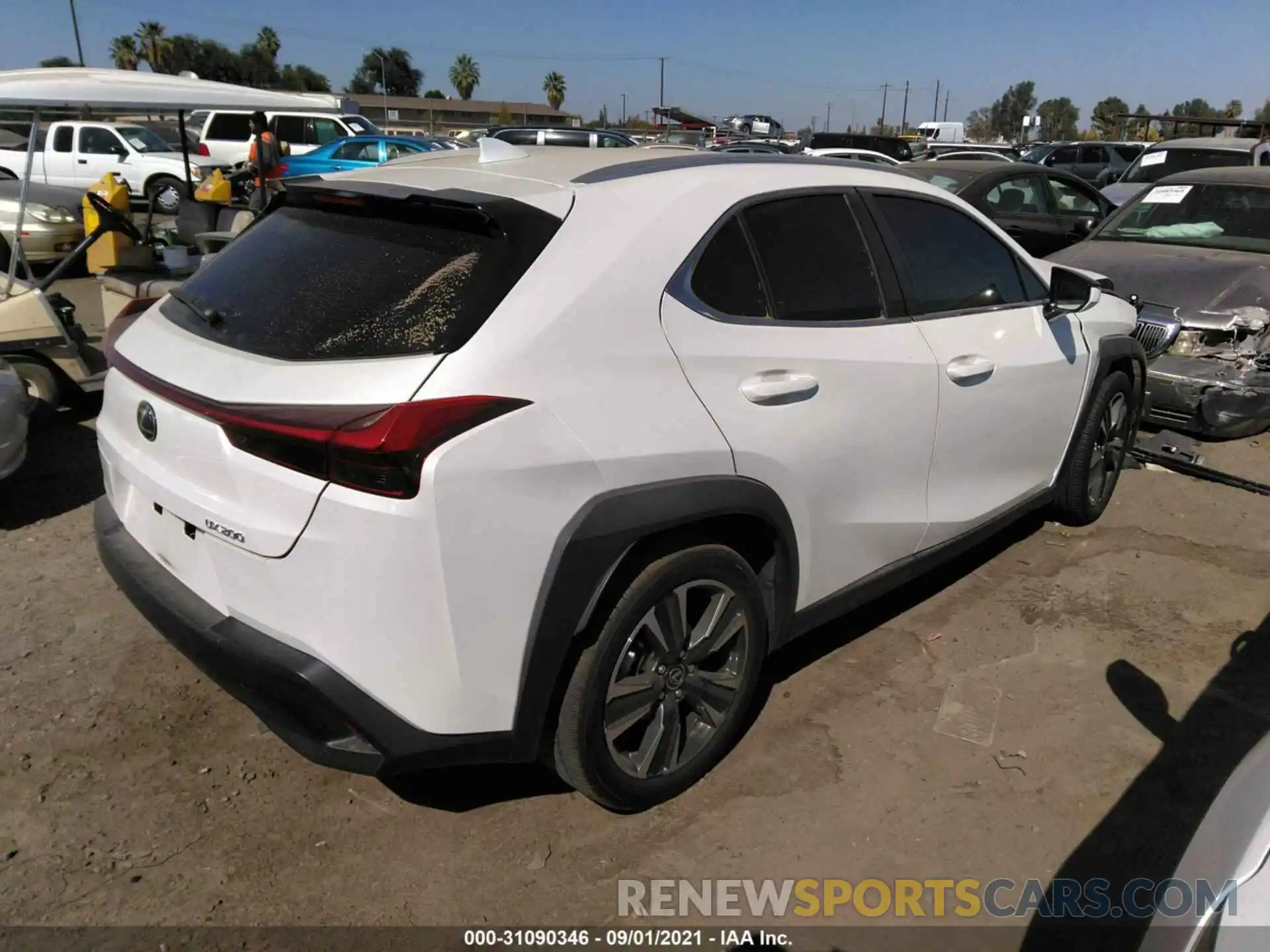 4 Фотография поврежденного автомобиля JTHY3JBH6K2014249 LEXUS UX 2019