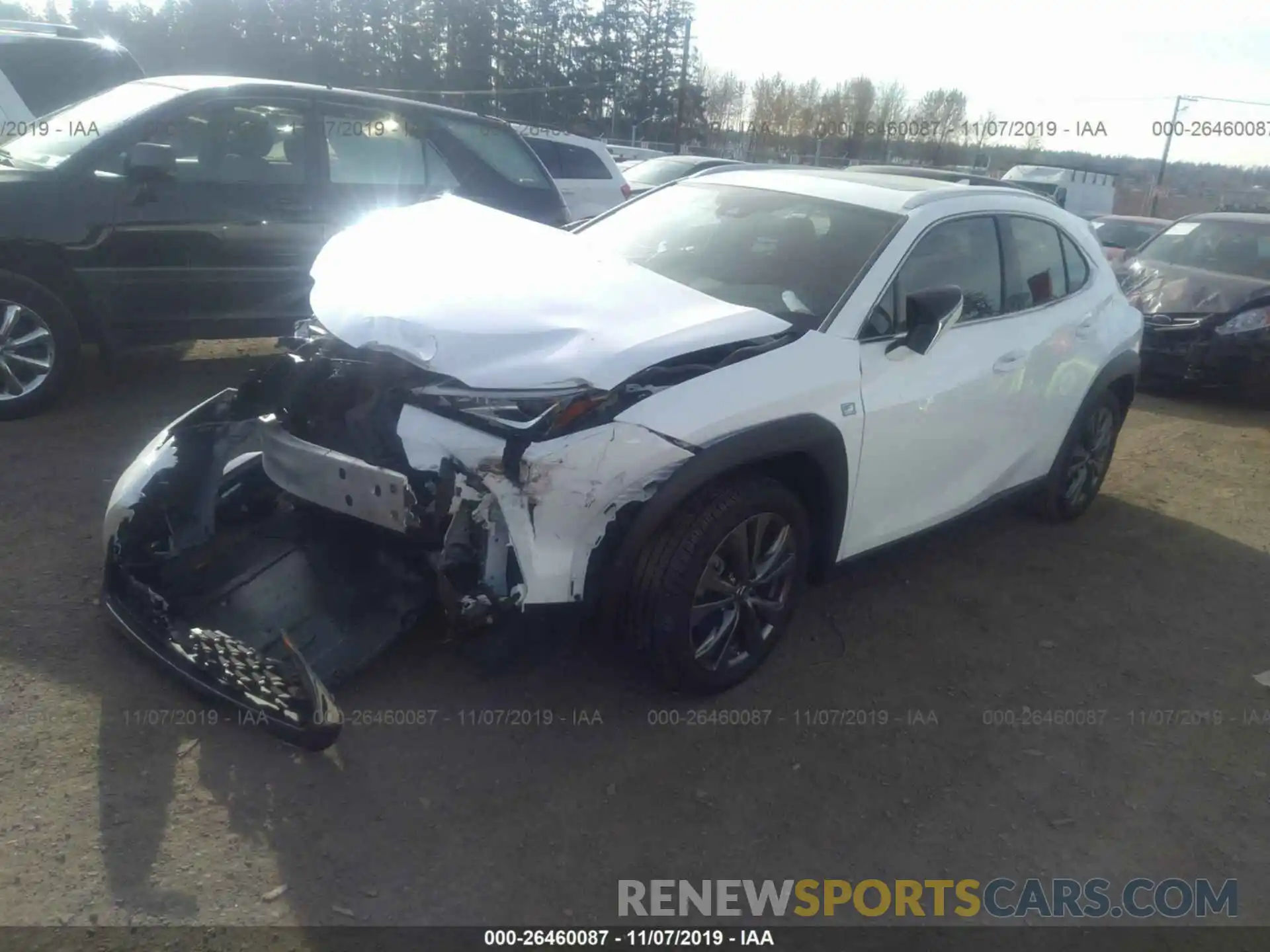 2 Фотография поврежденного автомобиля JTHY3JBH7K2006516 LEXUS UX 2019