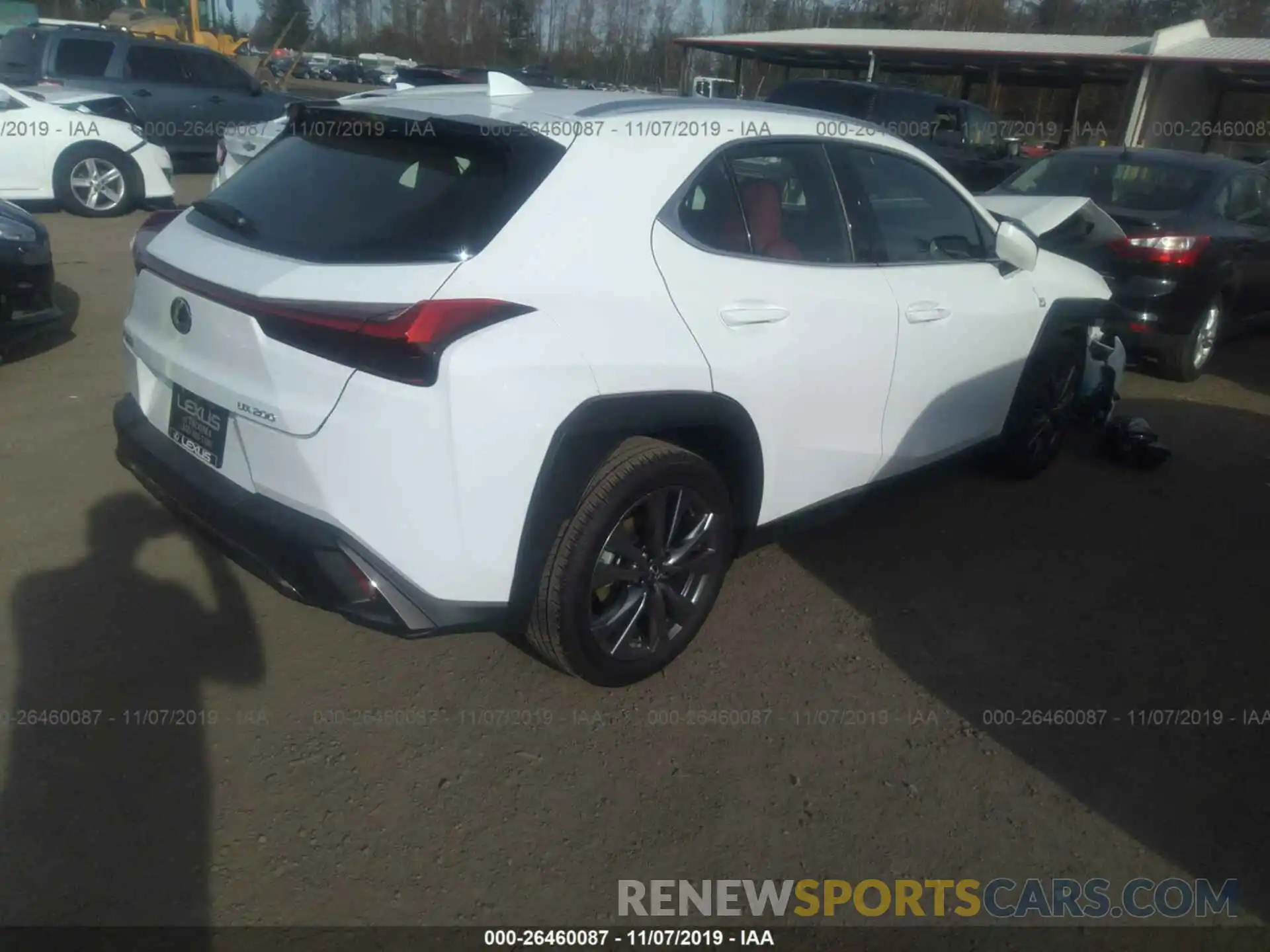 4 Фотография поврежденного автомобиля JTHY3JBH7K2006516 LEXUS UX 2019