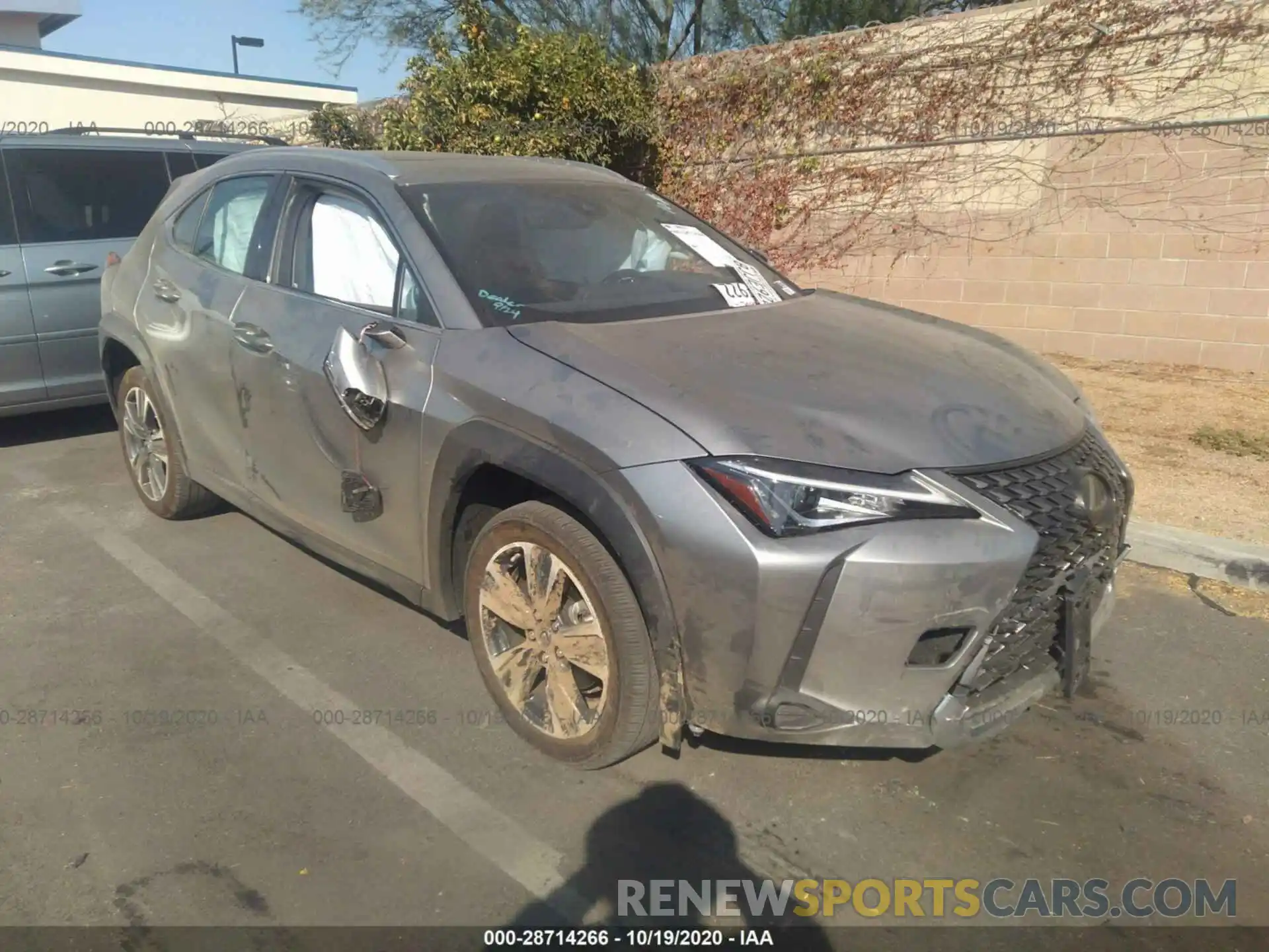 1 Photograph of a damaged car JTHY3JBH7K2010209 LEXUS UX 2019