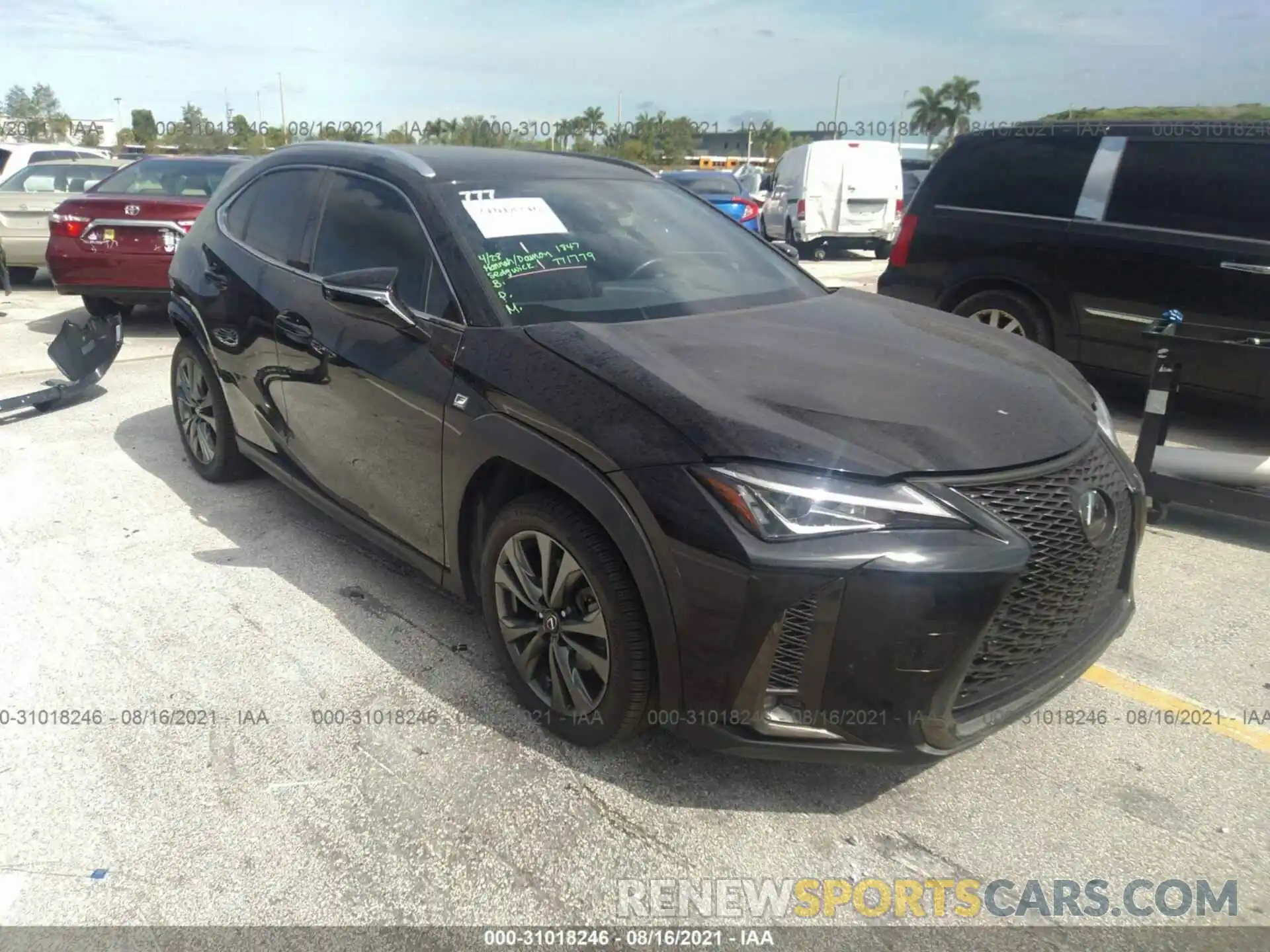 1 Photograph of a damaged car JTHY3JBH7K2012669 LEXUS UX 2019