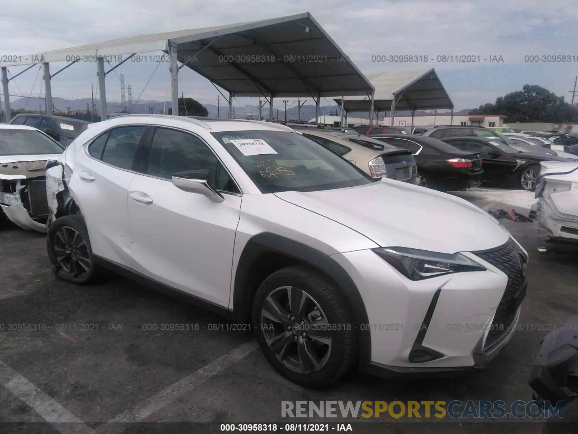 1 Photograph of a damaged car JTHY3JBH7K2014857 LEXUS UX 2019