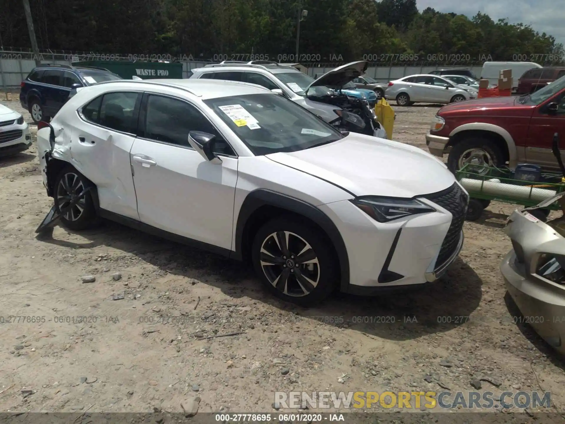 1 Photograph of a damaged car JTHY3JBH8K2015192 LEXUS UX 2019