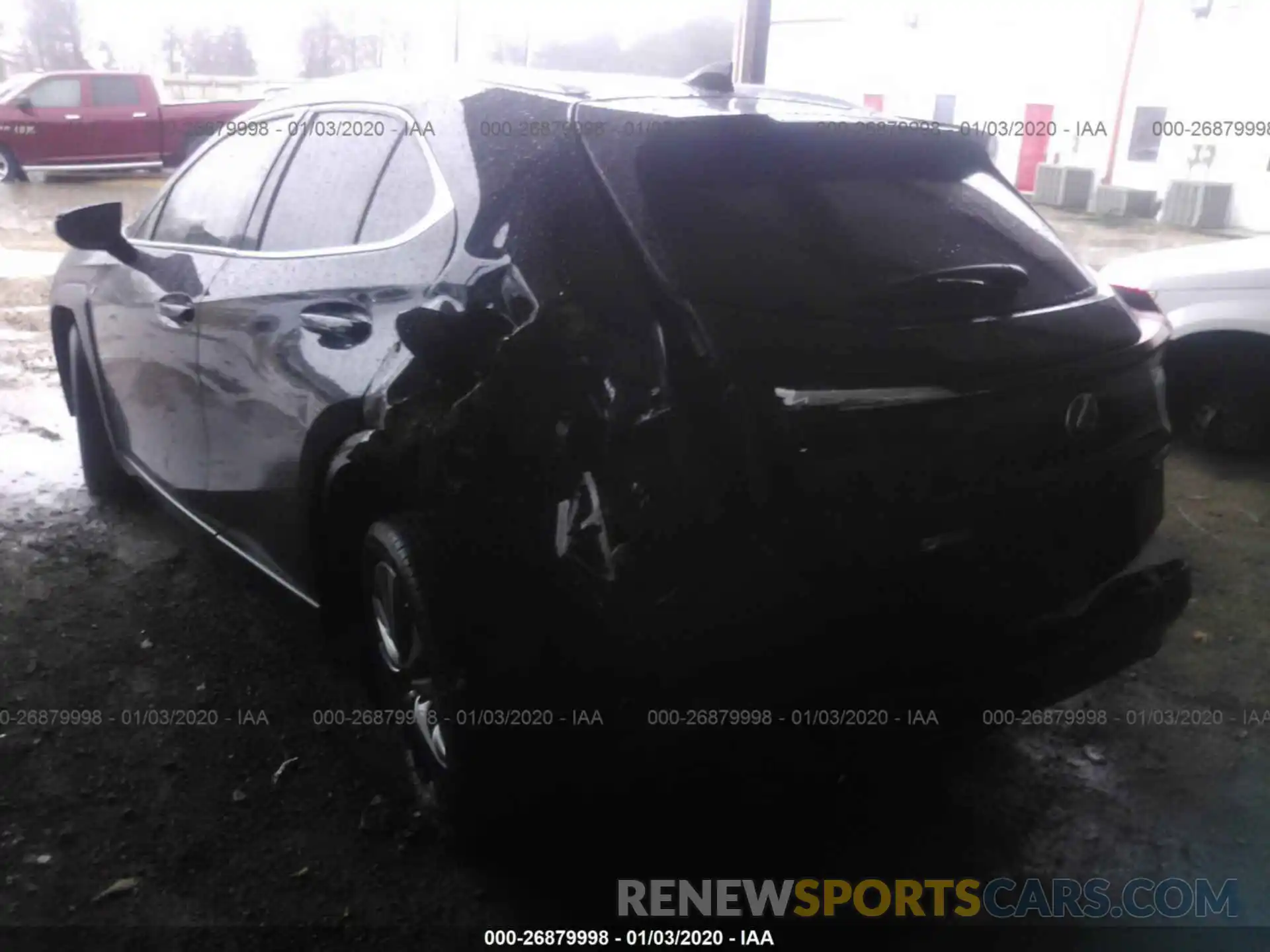 3 Фотография поврежденного автомобиля JTHY3JBHXK2000516 LEXUS UX 2019