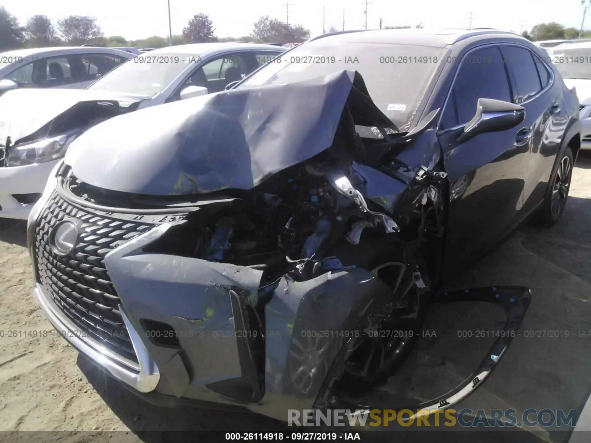 2 Photograph of a damaged car JTHY3JBHXK2001004 LEXUS UX 2019