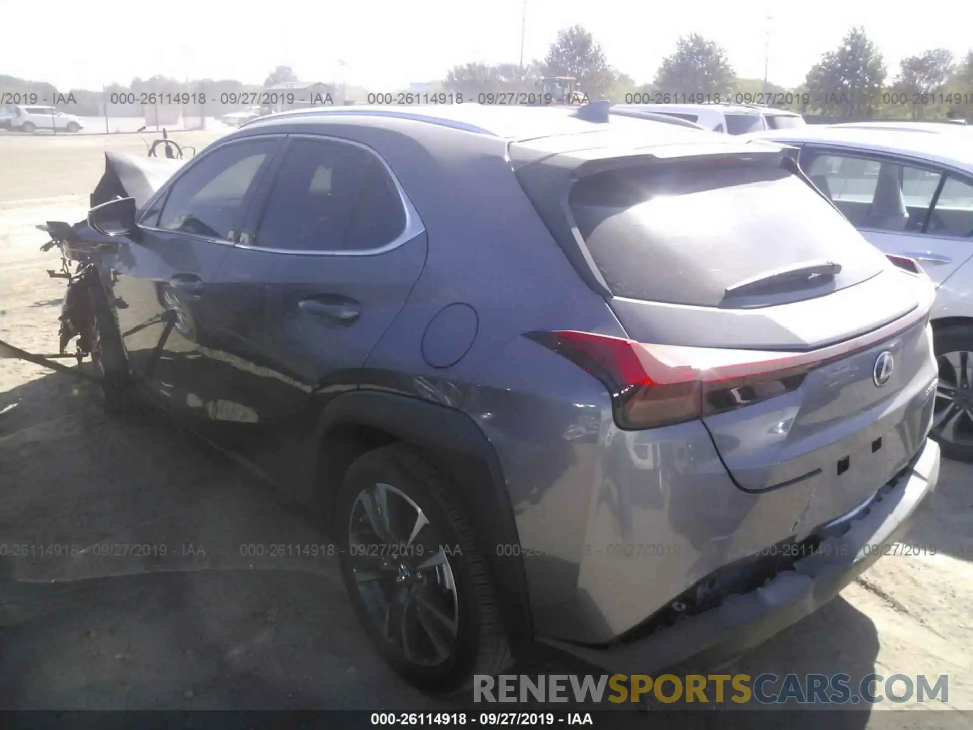 3 Photograph of a damaged car JTHY3JBHXK2001004 LEXUS UX 2019