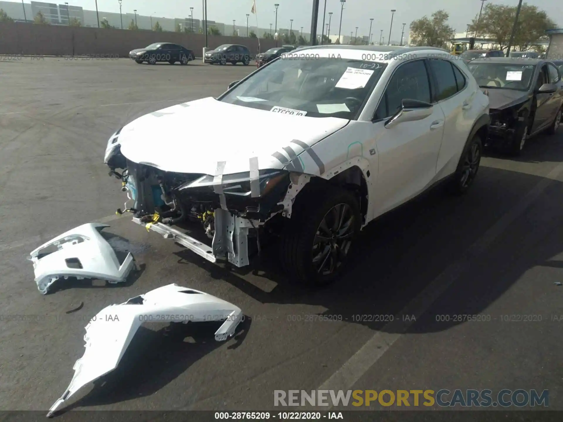 2 Photograph of a damaged car JTHY3JBHXK2019082 LEXUS UX 2019