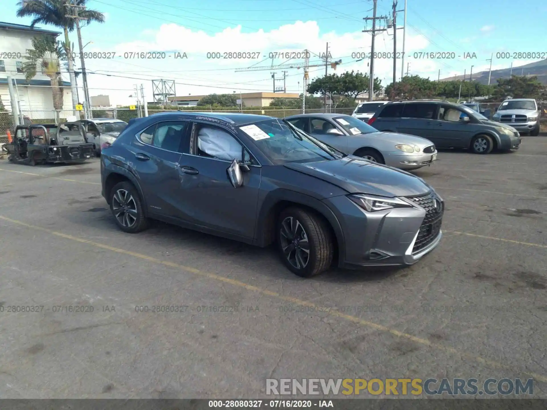 1 Photograph of a damaged car JTHY6JBH5K2010796 LEXUS UX 2019