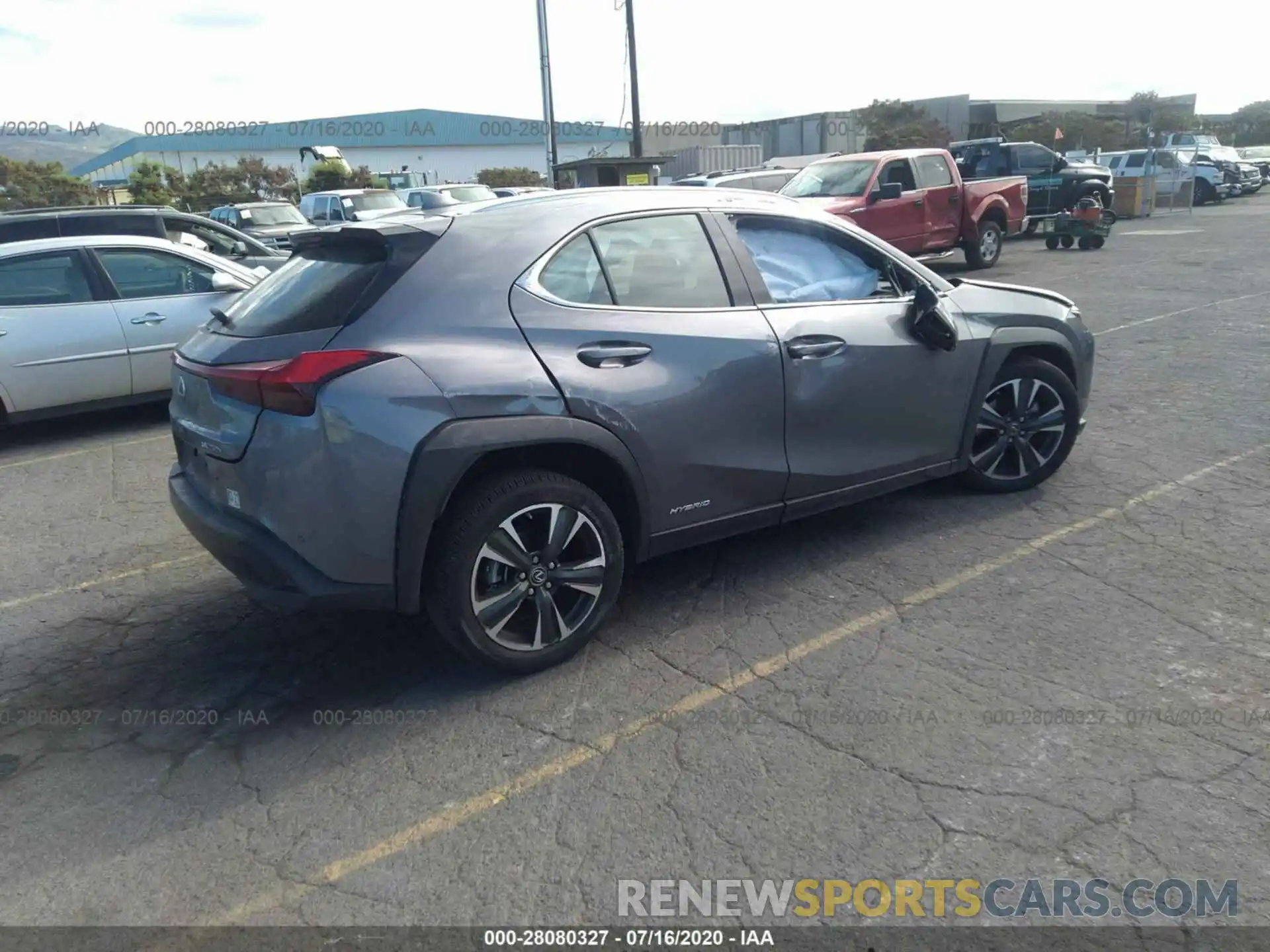 4 Photograph of a damaged car JTHY6JBH5K2010796 LEXUS UX 2019