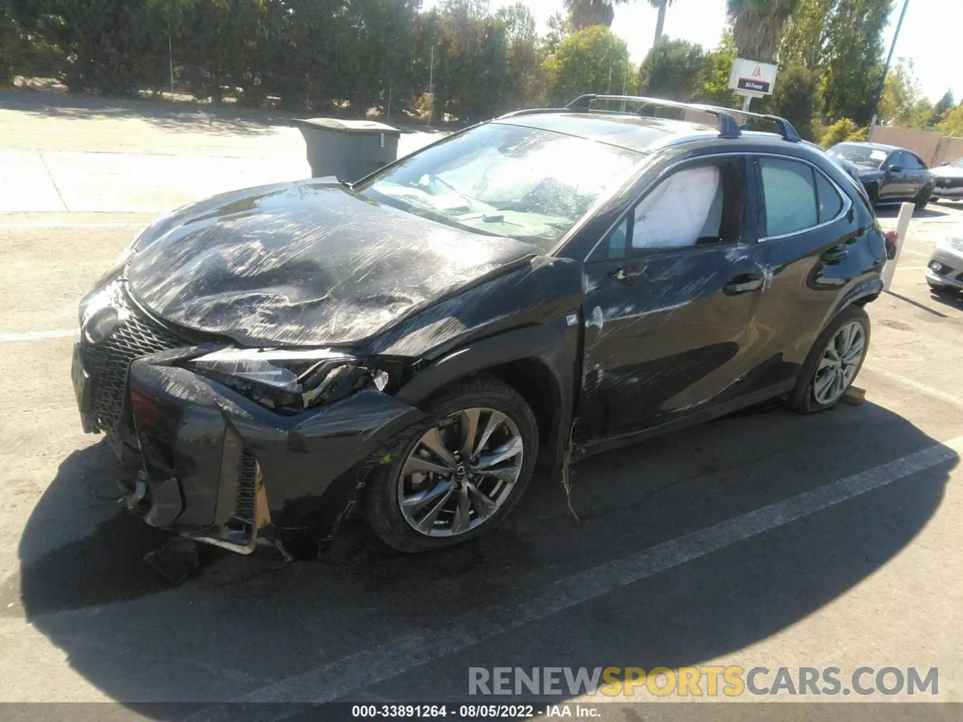 2 Photograph of a damaged car JTHE3JBH3L2029604 LEXUS UX 2020