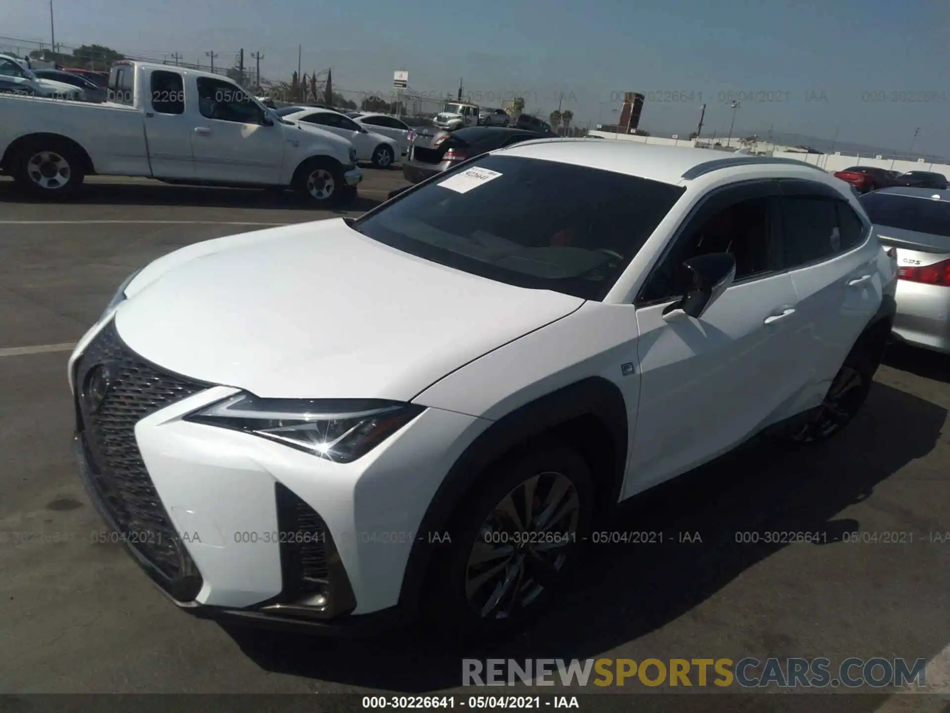 2 Photograph of a damaged car JTHE3JBH7L2028438 LEXUS UX 2020