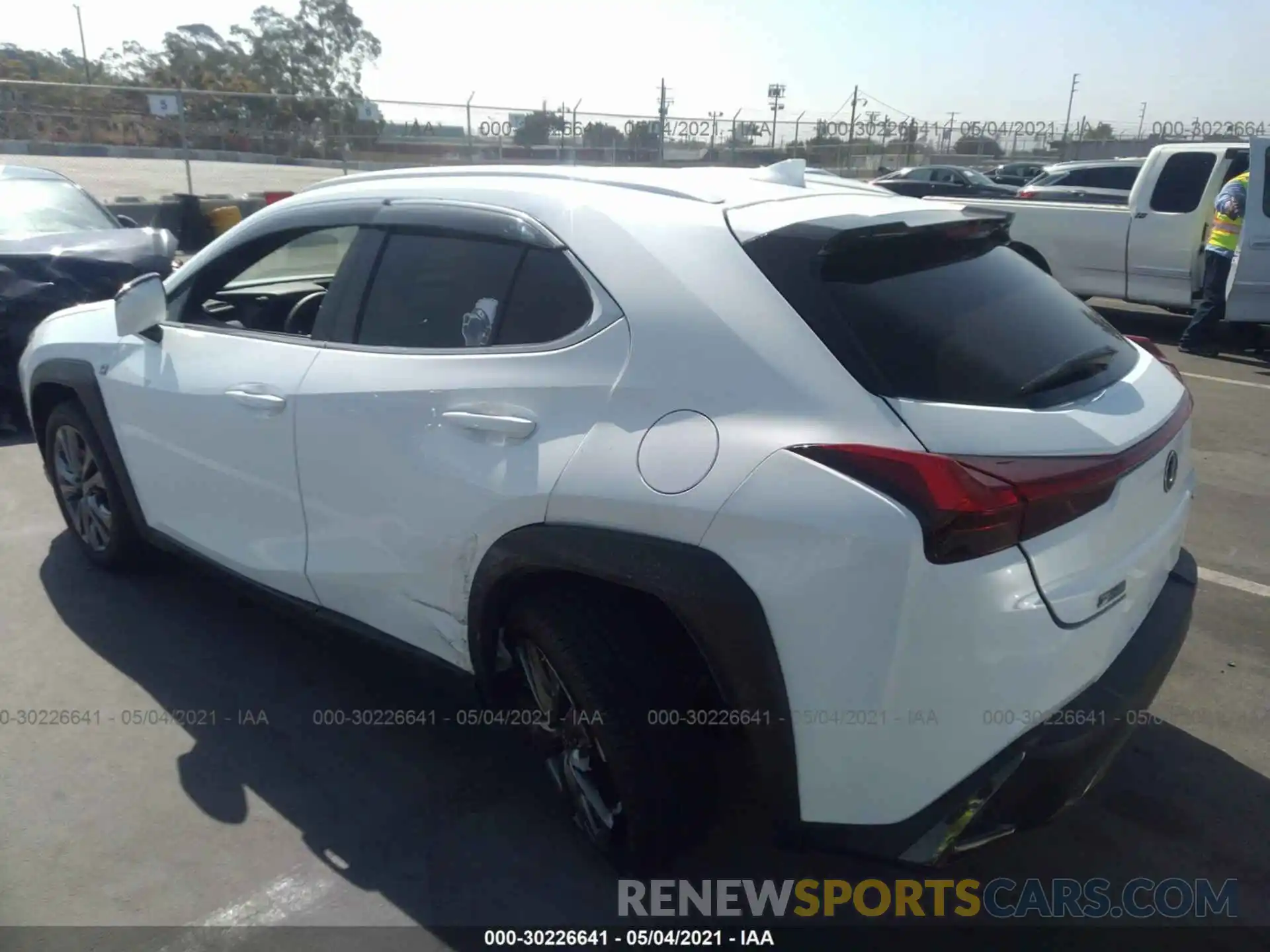 6 Photograph of a damaged car JTHE3JBH7L2028438 LEXUS UX 2020