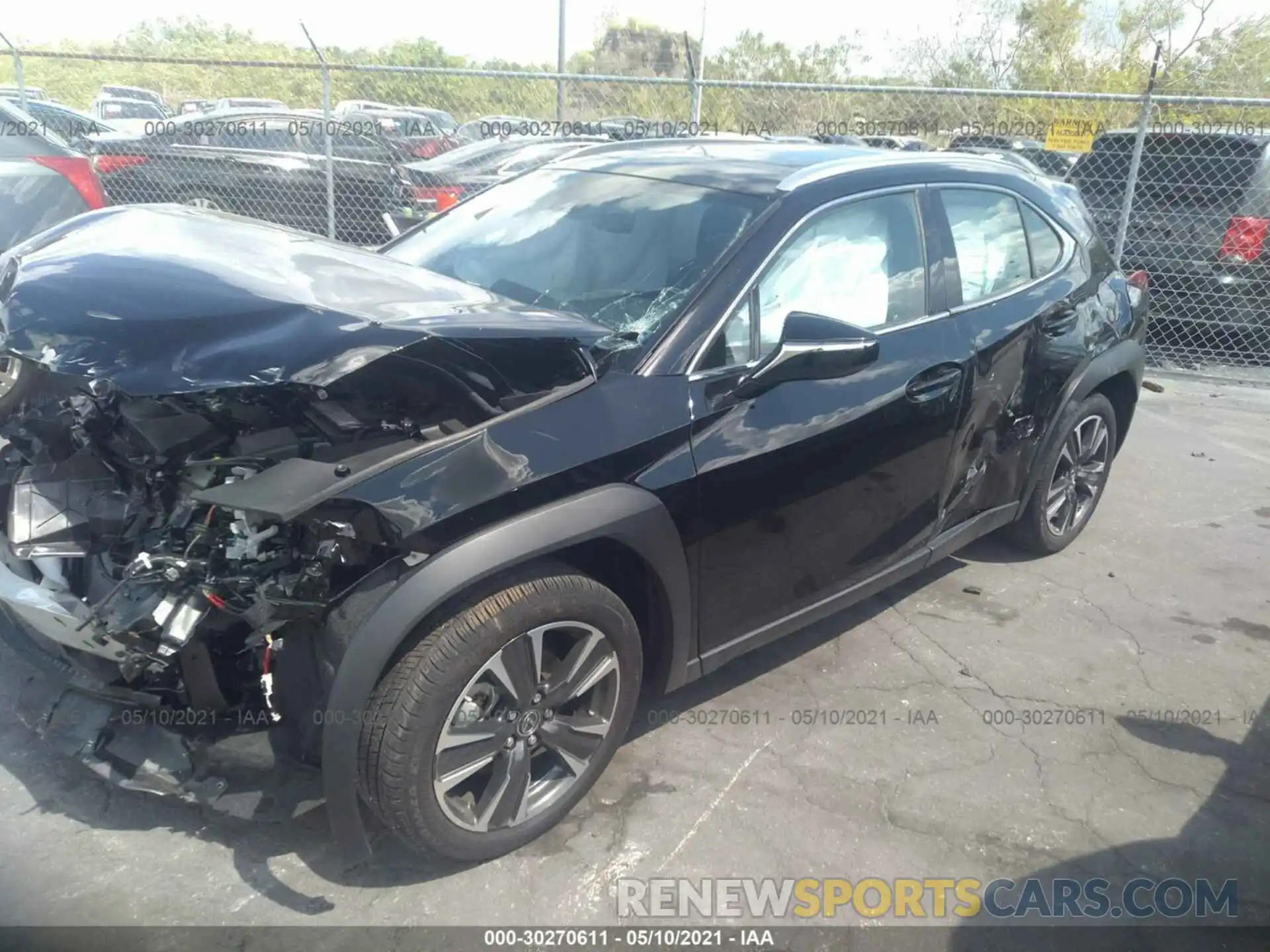 2 Фотография поврежденного автомобиля JTHP3JBH1L2026452 LEXUS UX 2020