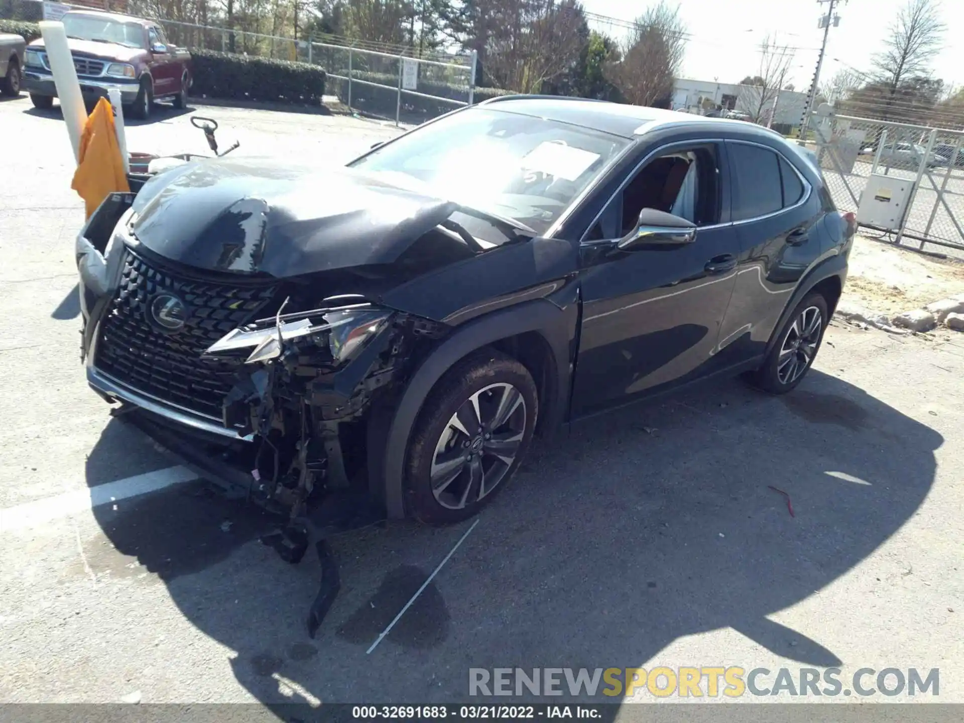 2 Photograph of a damaged car JTHP3JBH3L2025142 LEXUS UX 2020