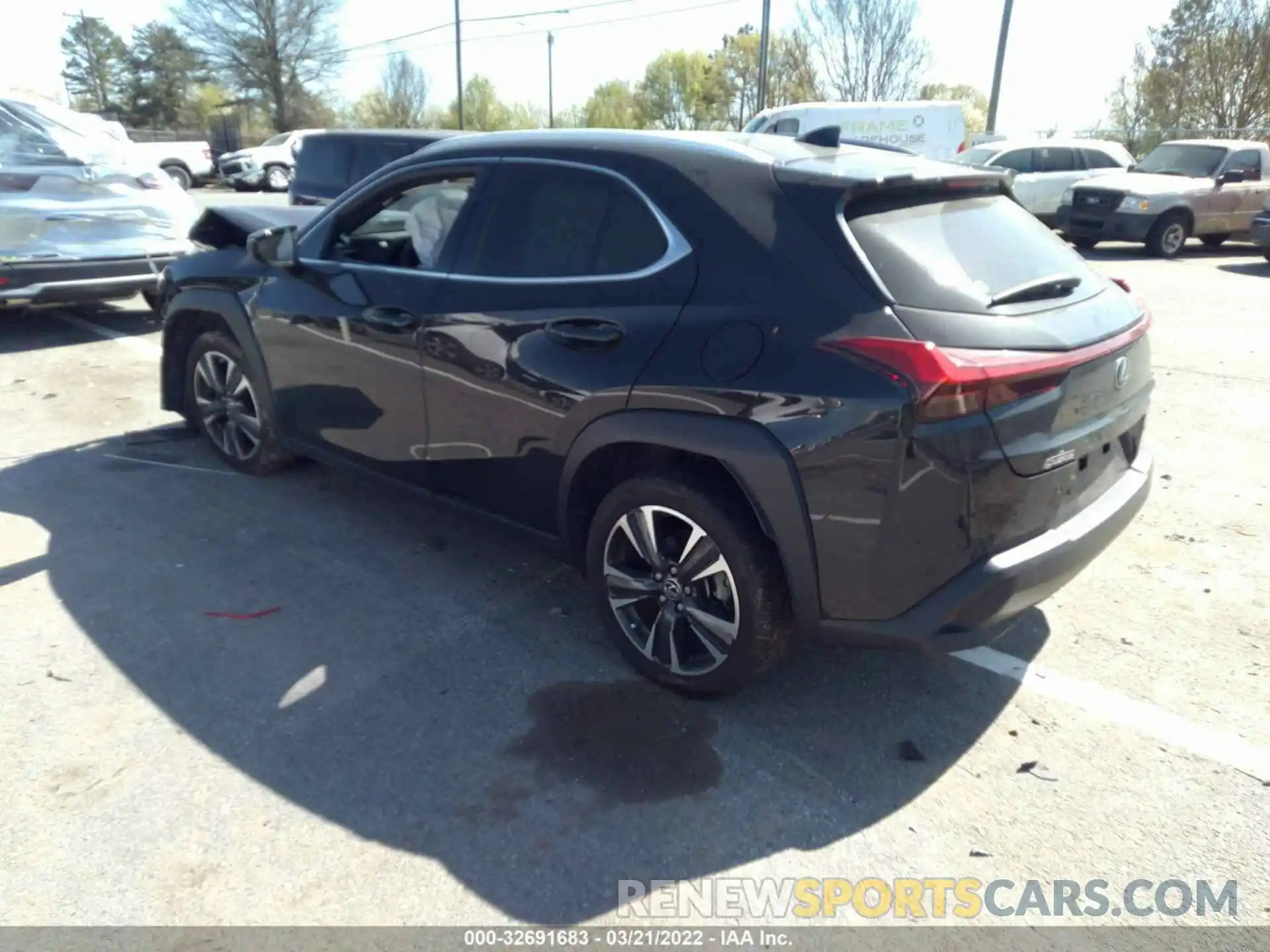 3 Photograph of a damaged car JTHP3JBH3L2025142 LEXUS UX 2020