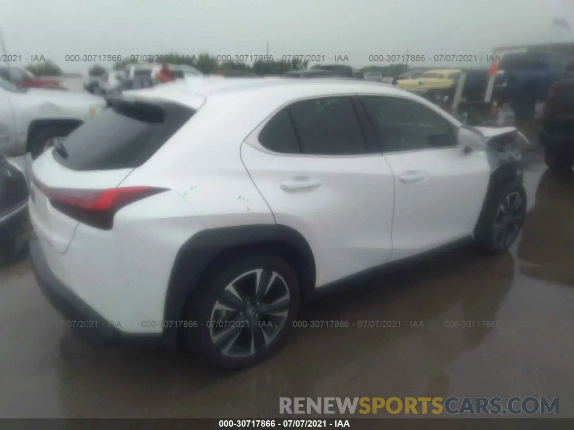 4 Фотография поврежденного автомобиля JTHP3JBH6L2031680 LEXUS UX 2020