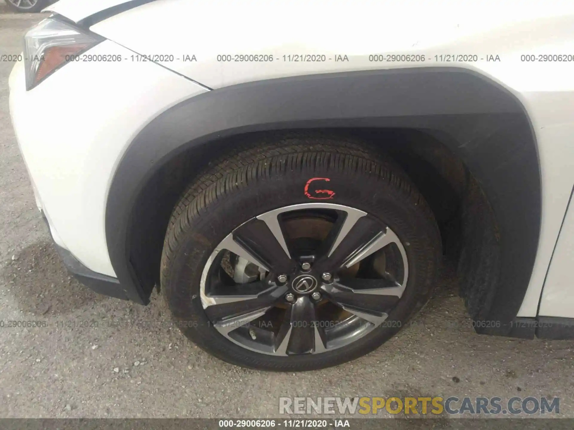 11 Photograph of a damaged car JTHP3JBH7L2025757 LEXUS UX 2020