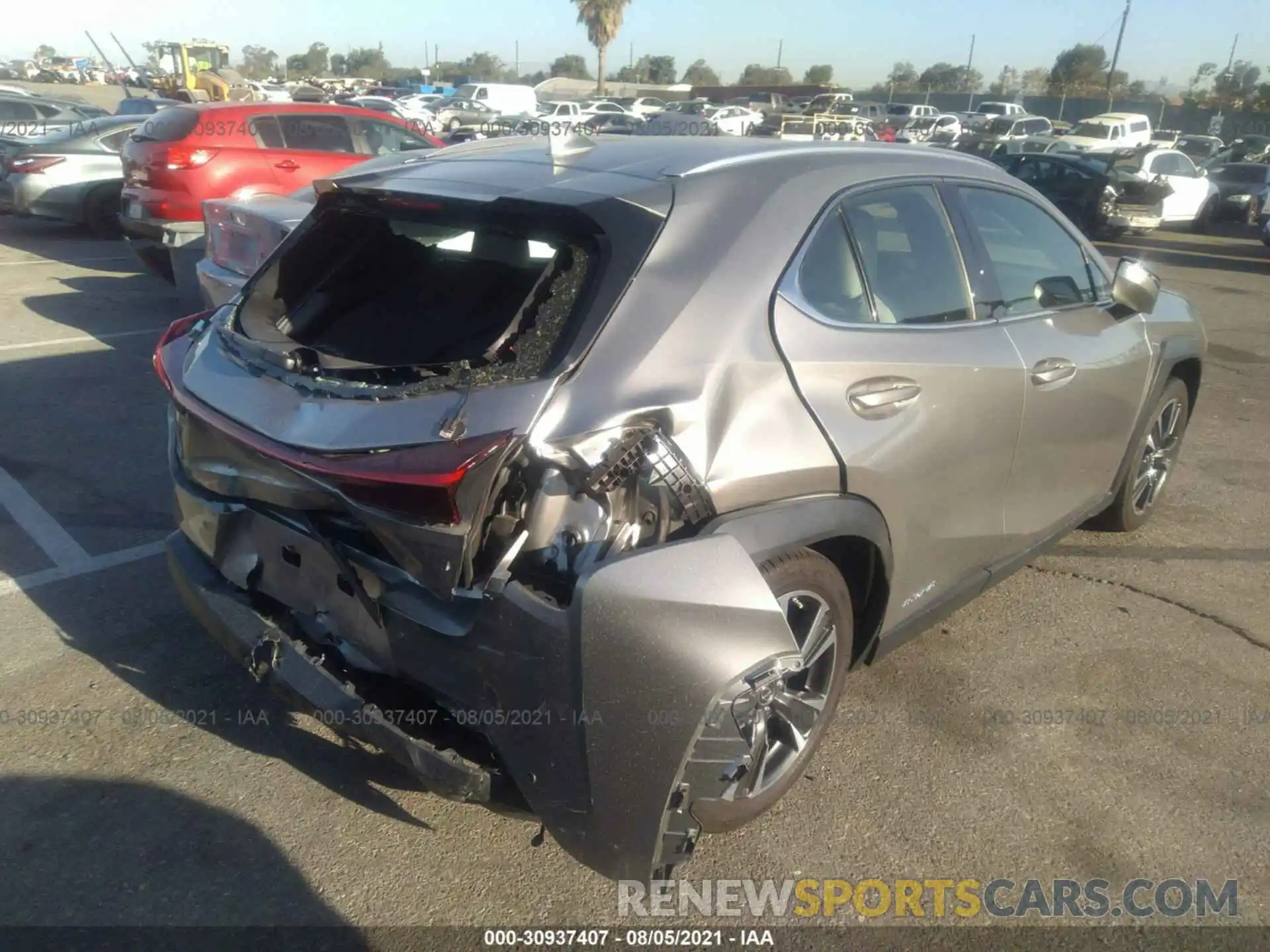 4 Photograph of a damaged car JTHP9JBH1L2026434 LEXUS UX 2020