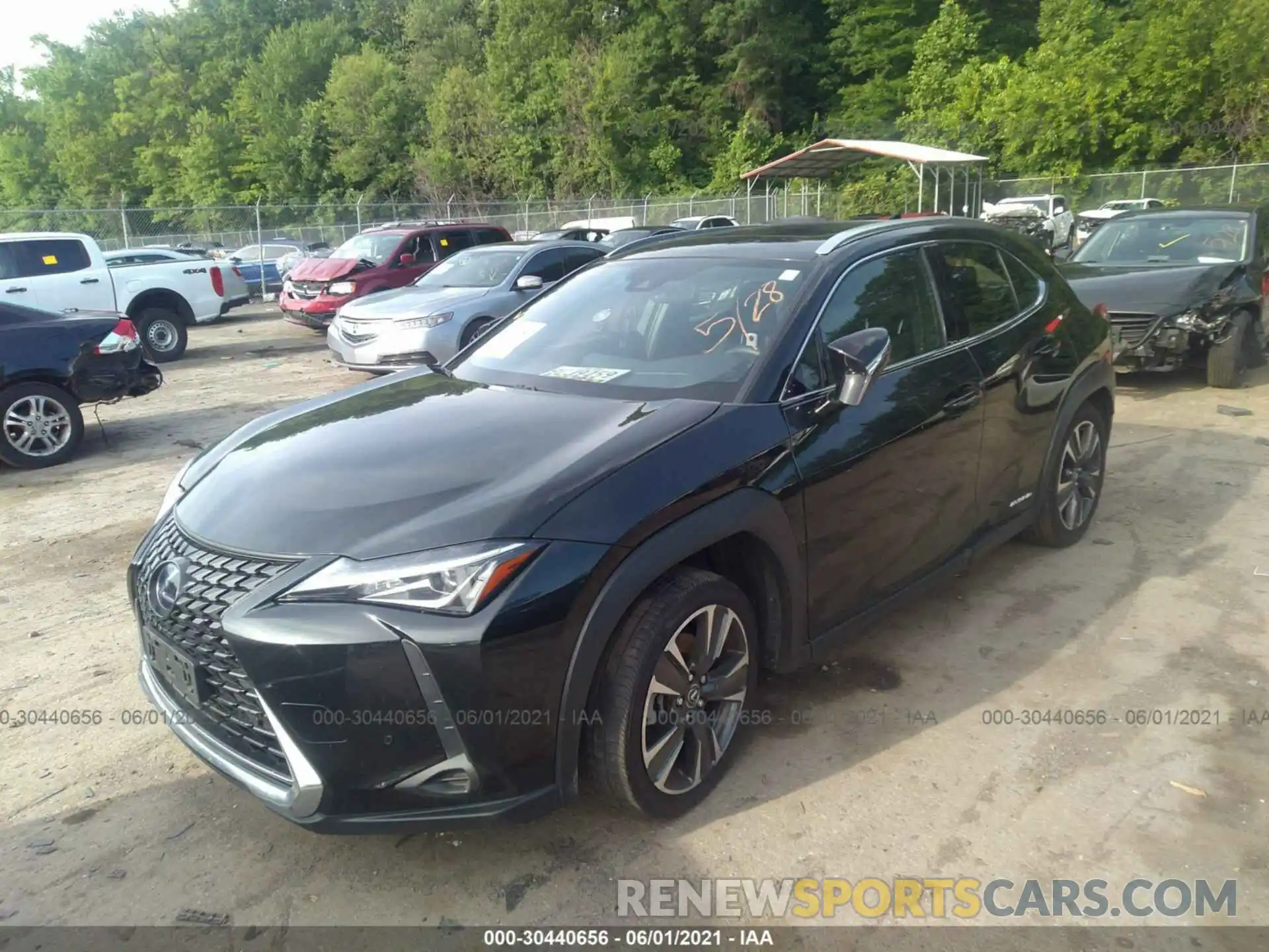 2 Photograph of a damaged car JTHP9JBH1L2026725 LEXUS UX 2020