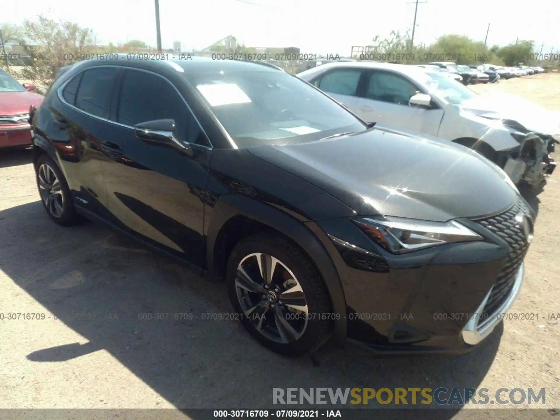 1 Фотография поврежденного автомобиля JTHP9JBH1L2026840 LEXUS UX 2020