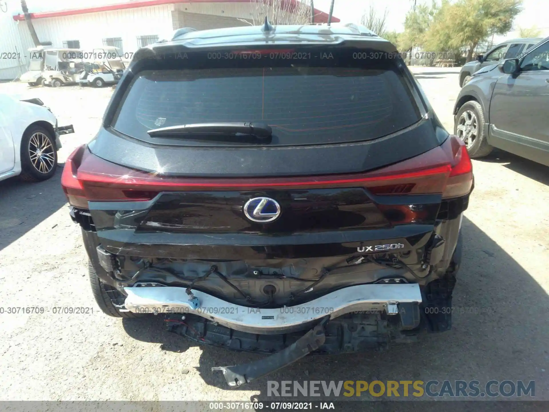 6 Photograph of a damaged car JTHP9JBH1L2026840 LEXUS UX 2020