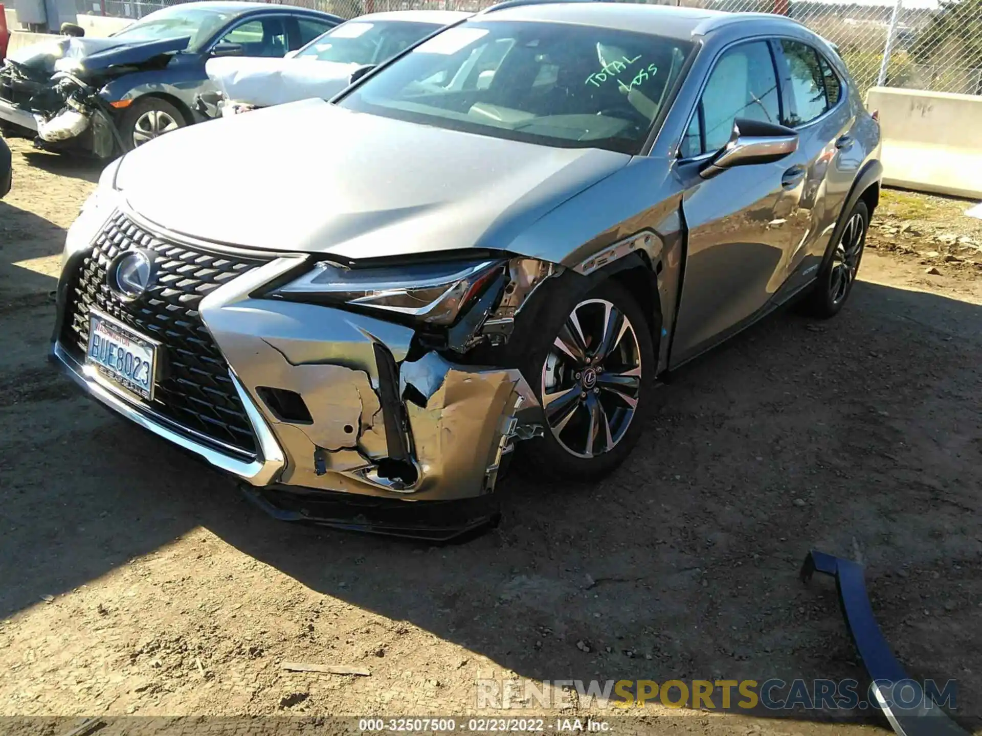 6 Фотография поврежденного автомобиля JTHP9JBH1L2030788 LEXUS UX 2020