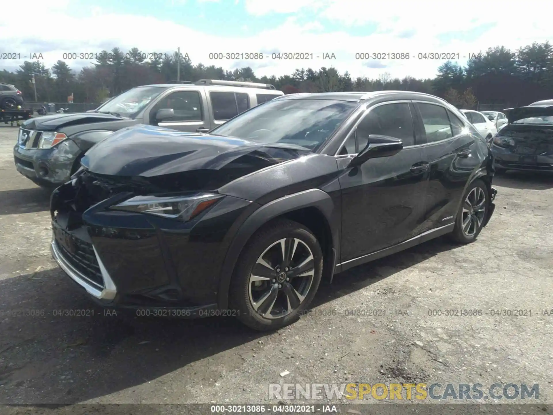 2 Photograph of a damaged car JTHP9JBH1L2036011 LEXUS UX 2020