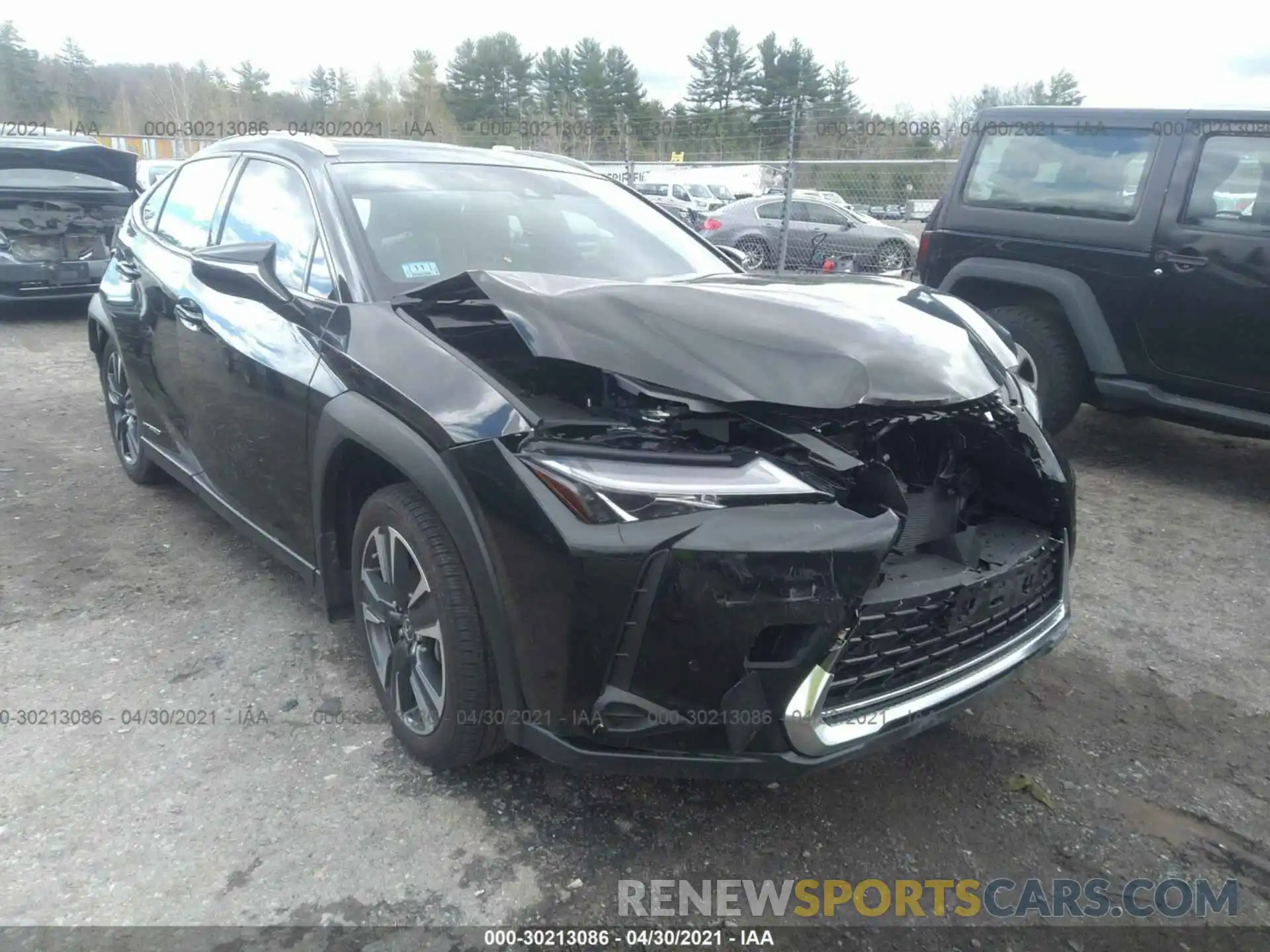 6 Фотография поврежденного автомобиля JTHP9JBH1L2036011 LEXUS UX 2020