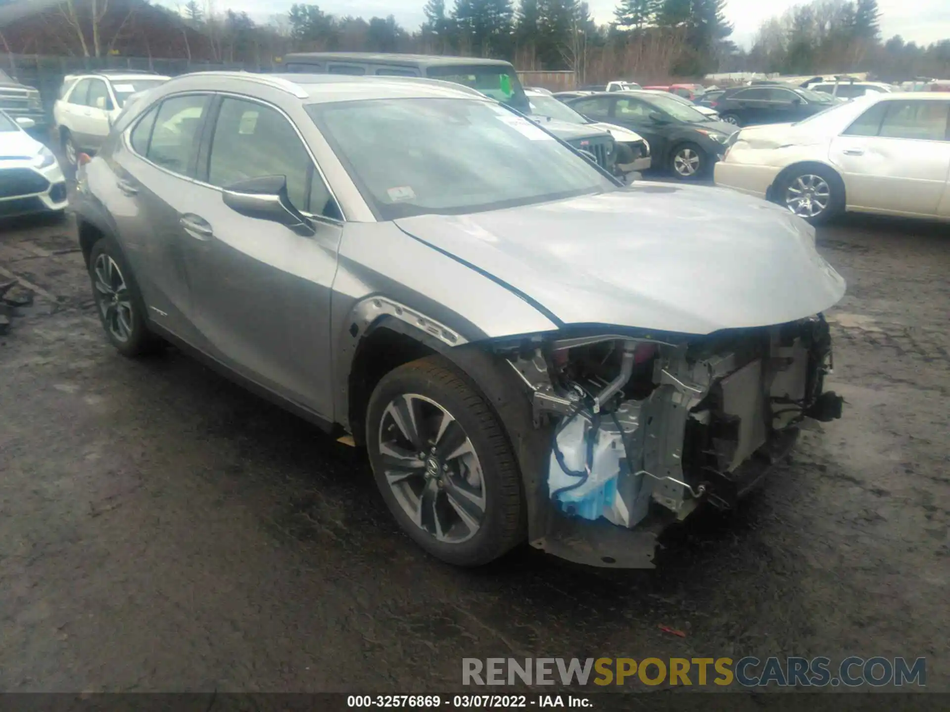 1 Photograph of a damaged car JTHP9JBH2L2022442 LEXUS UX 2020