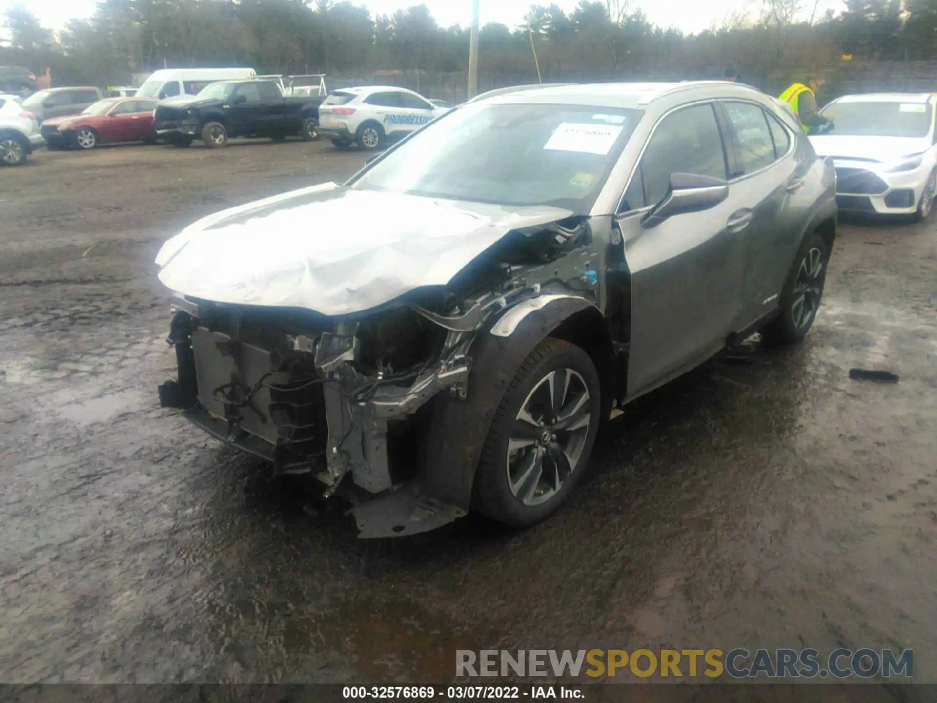 2 Photograph of a damaged car JTHP9JBH2L2022442 LEXUS UX 2020