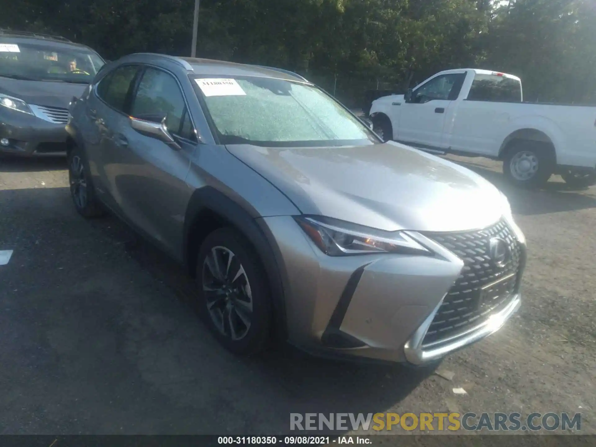 1 Photograph of a damaged car JTHP9JBH2L2025826 LEXUS UX 2020