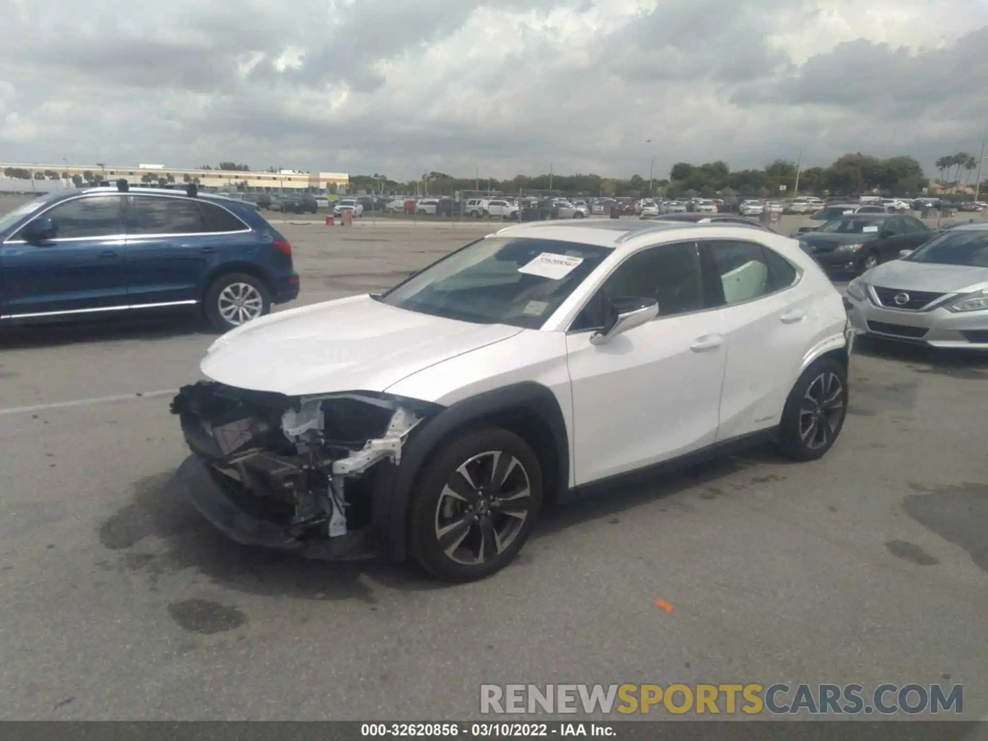 2 Photograph of a damaged car JTHP9JBH2L2027706 LEXUS UX 2020