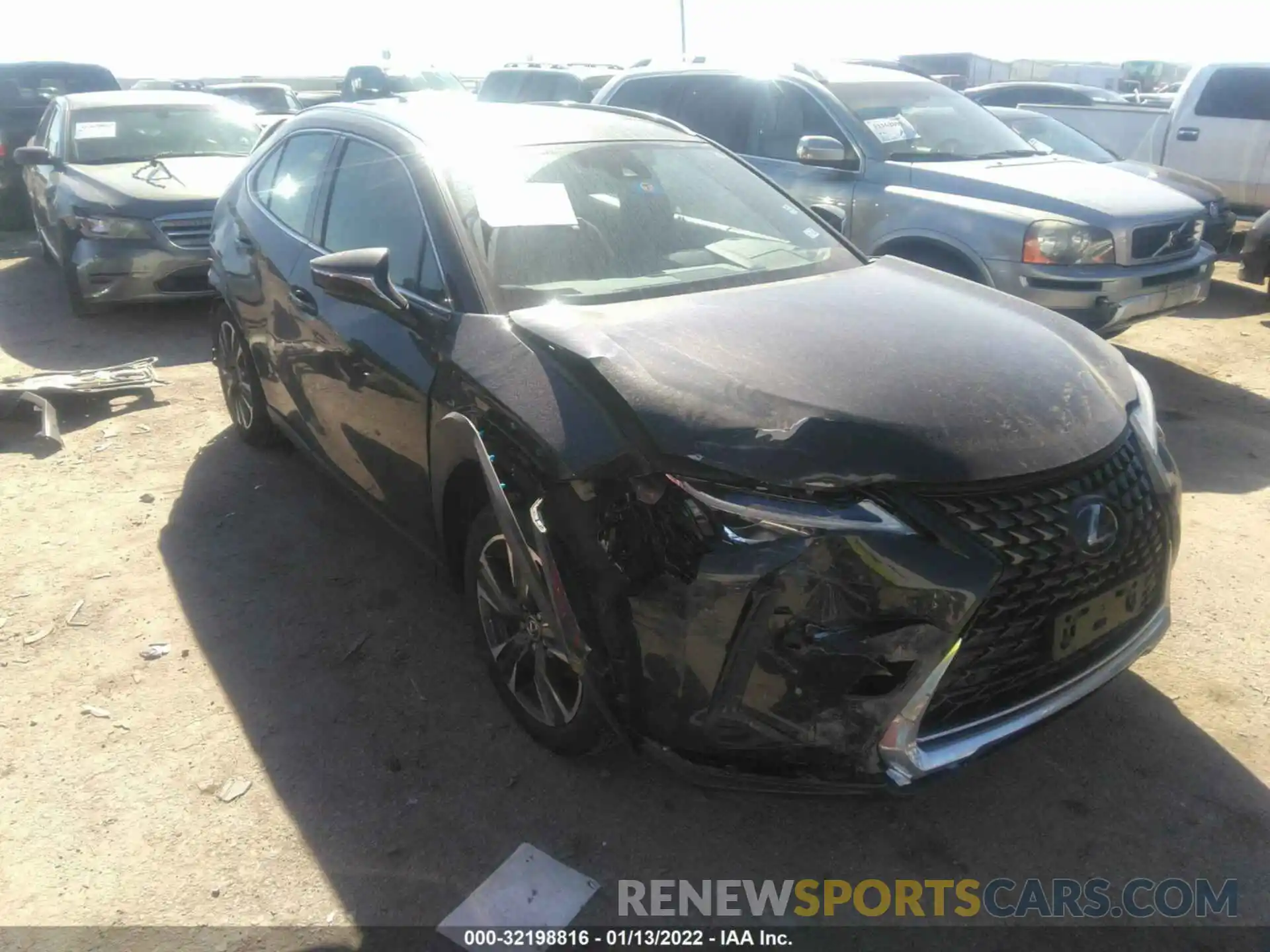 1 Photograph of a damaged car JTHP9JBH2L2028290 LEXUS UX 2020