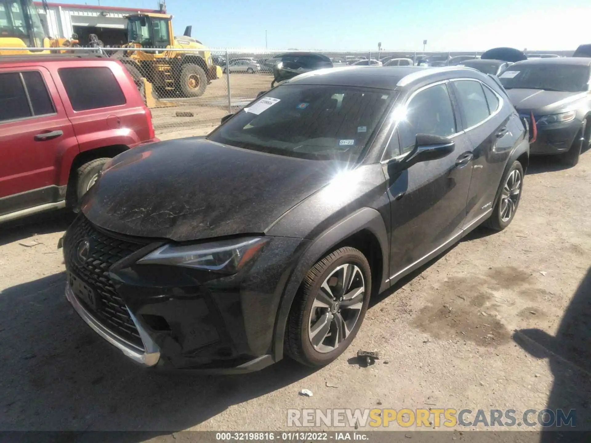 2 Фотография поврежденного автомобиля JTHP9JBH2L2028290 LEXUS UX 2020