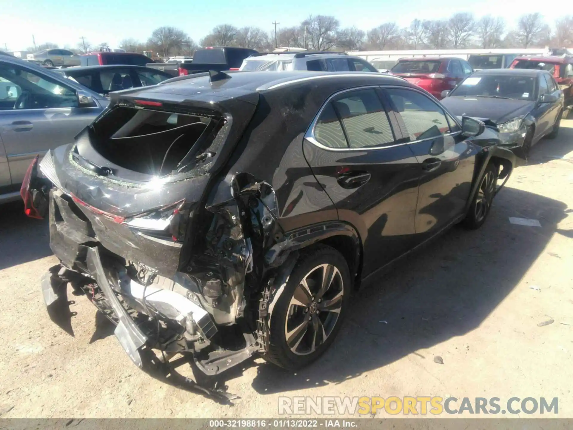 4 Photograph of a damaged car JTHP9JBH2L2028290 LEXUS UX 2020