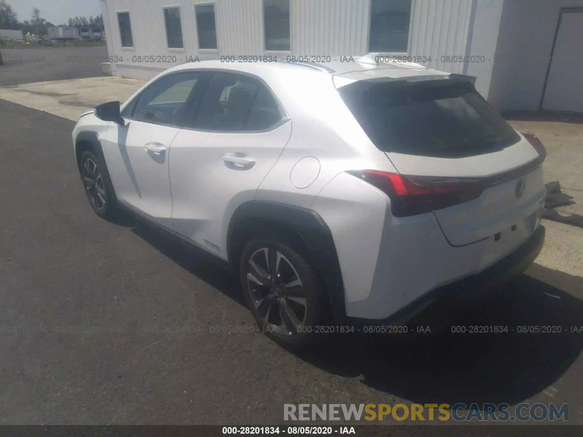 3 Фотография поврежденного автомобиля JTHP9JBH2L2028399 LEXUS UX 2020