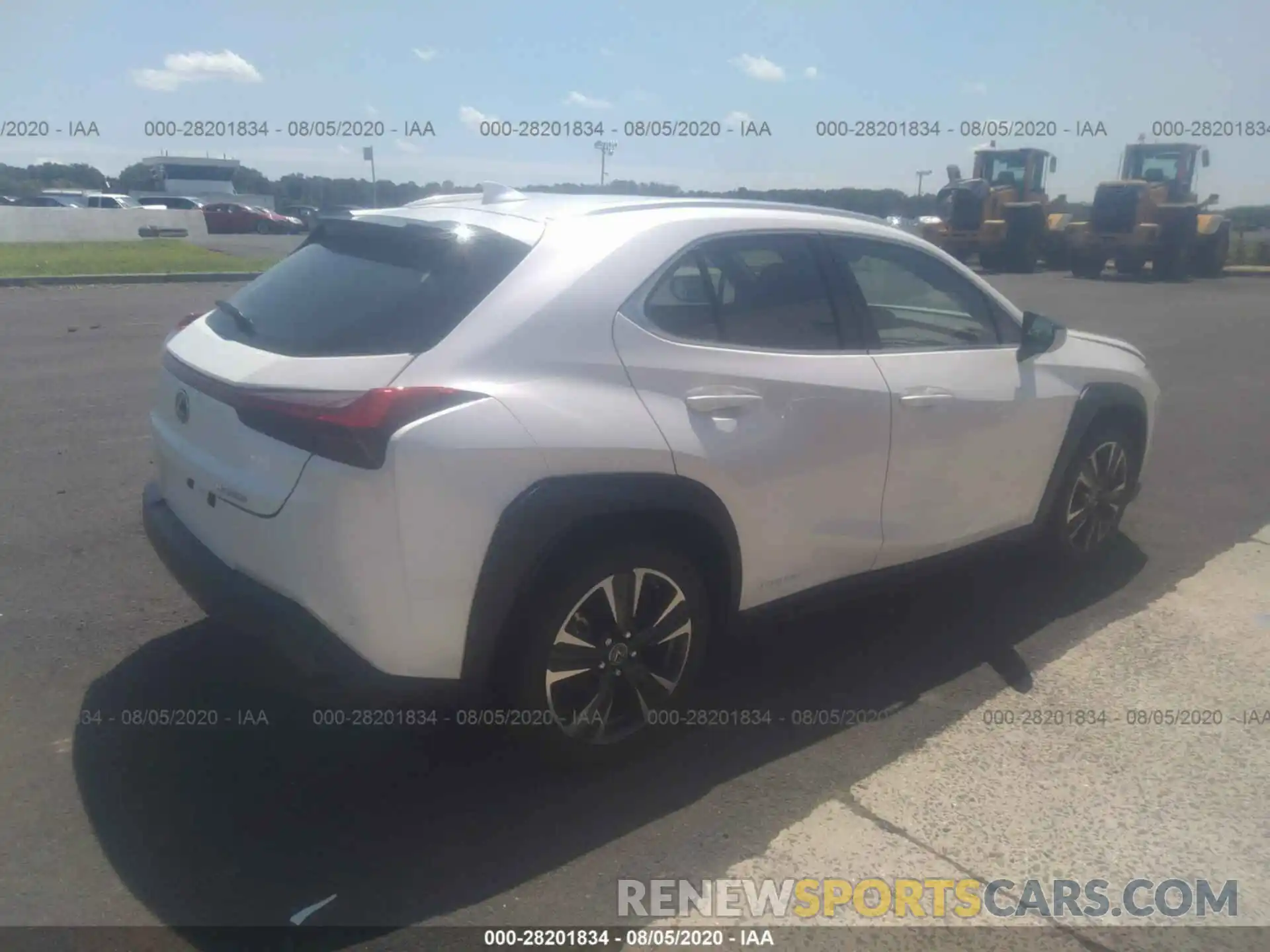 4 Фотография поврежденного автомобиля JTHP9JBH2L2028399 LEXUS UX 2020