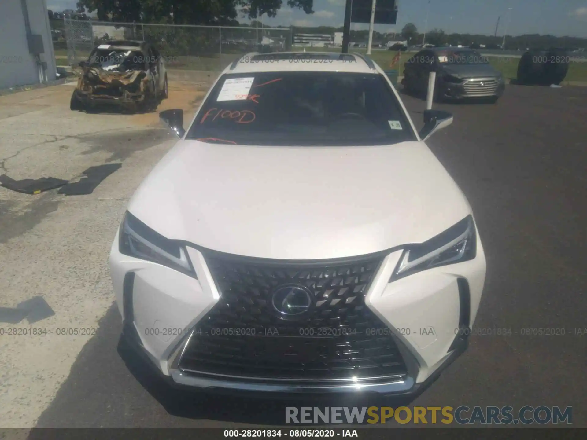 6 Фотография поврежденного автомобиля JTHP9JBH2L2028399 LEXUS UX 2020