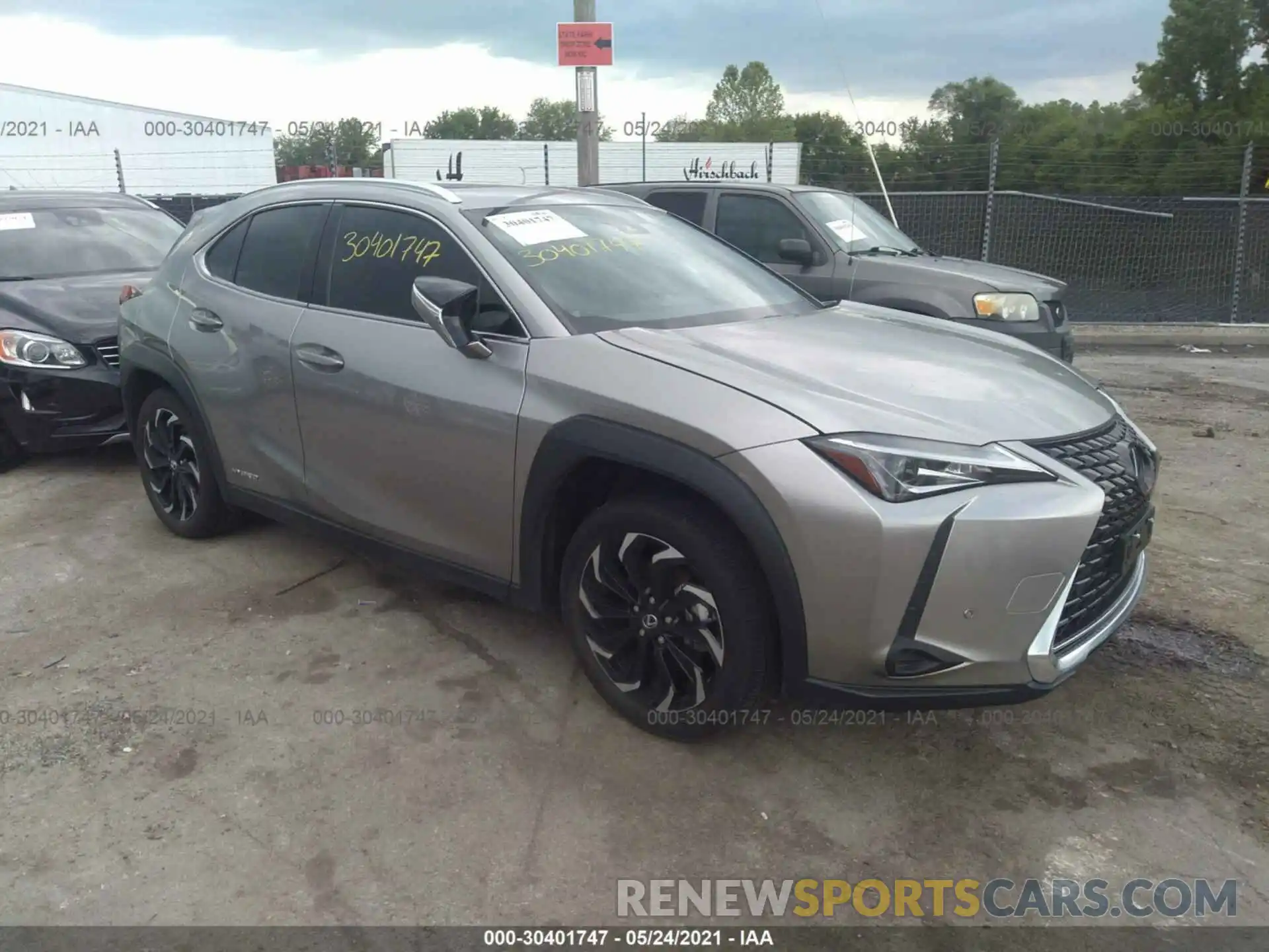 1 Фотография поврежденного автомобиля JTHP9JBH3L2020490 LEXUS UX 2020