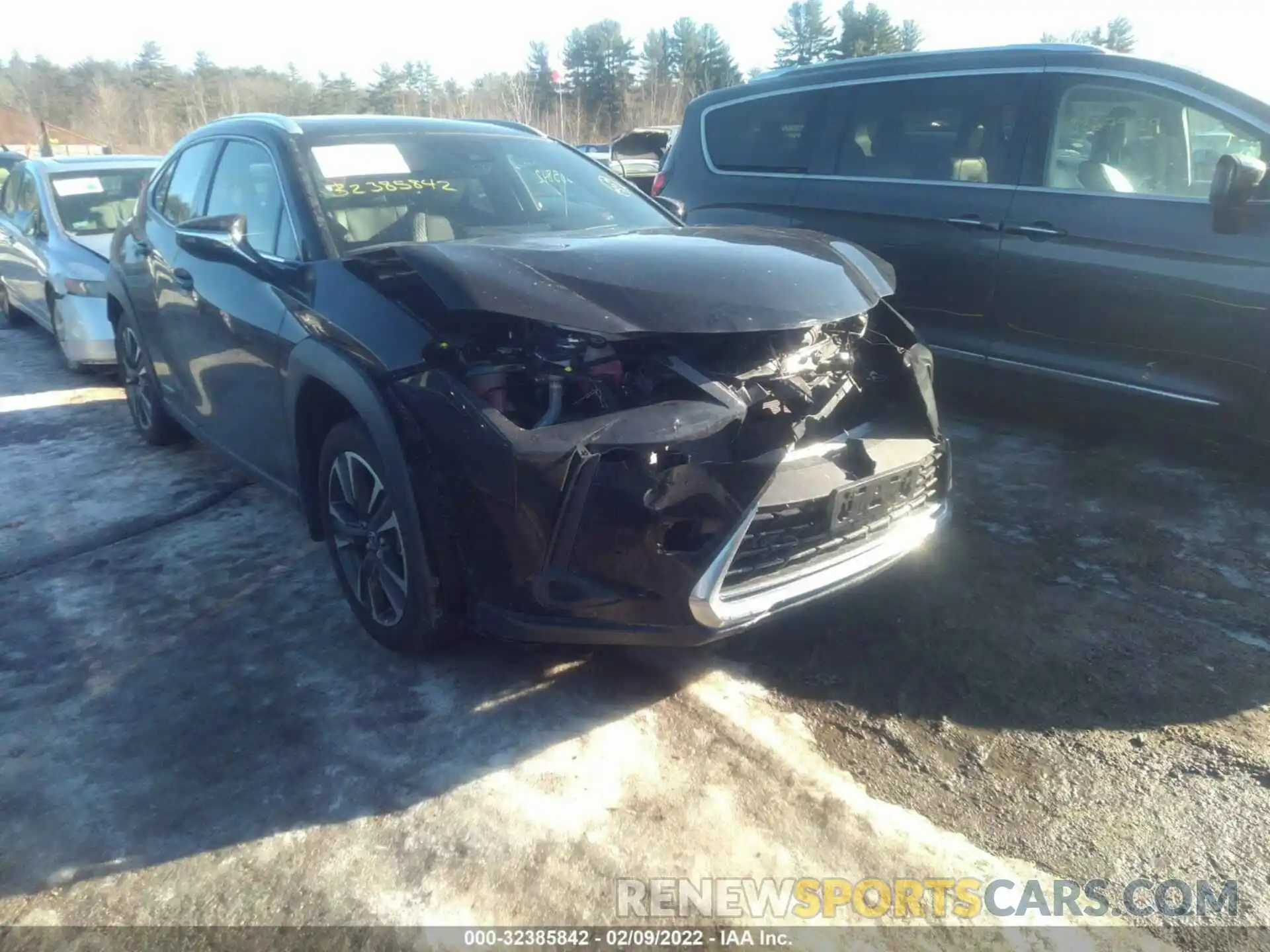 1 Photograph of a damaged car JTHP9JBH3L2035264 LEXUS UX 2020