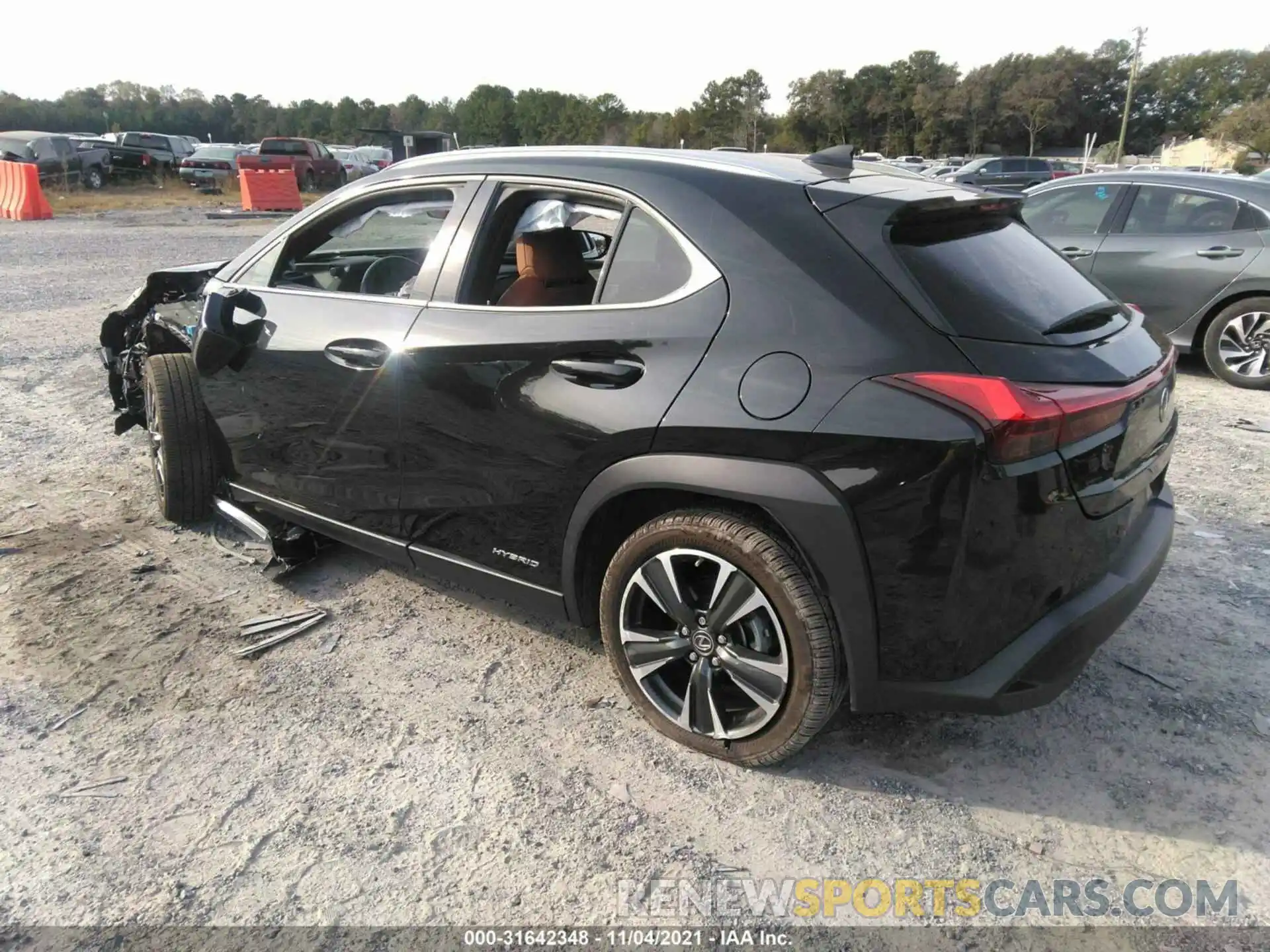 3 Фотография поврежденного автомобиля JTHP9JBH4L2023608 LEXUS UX 2020