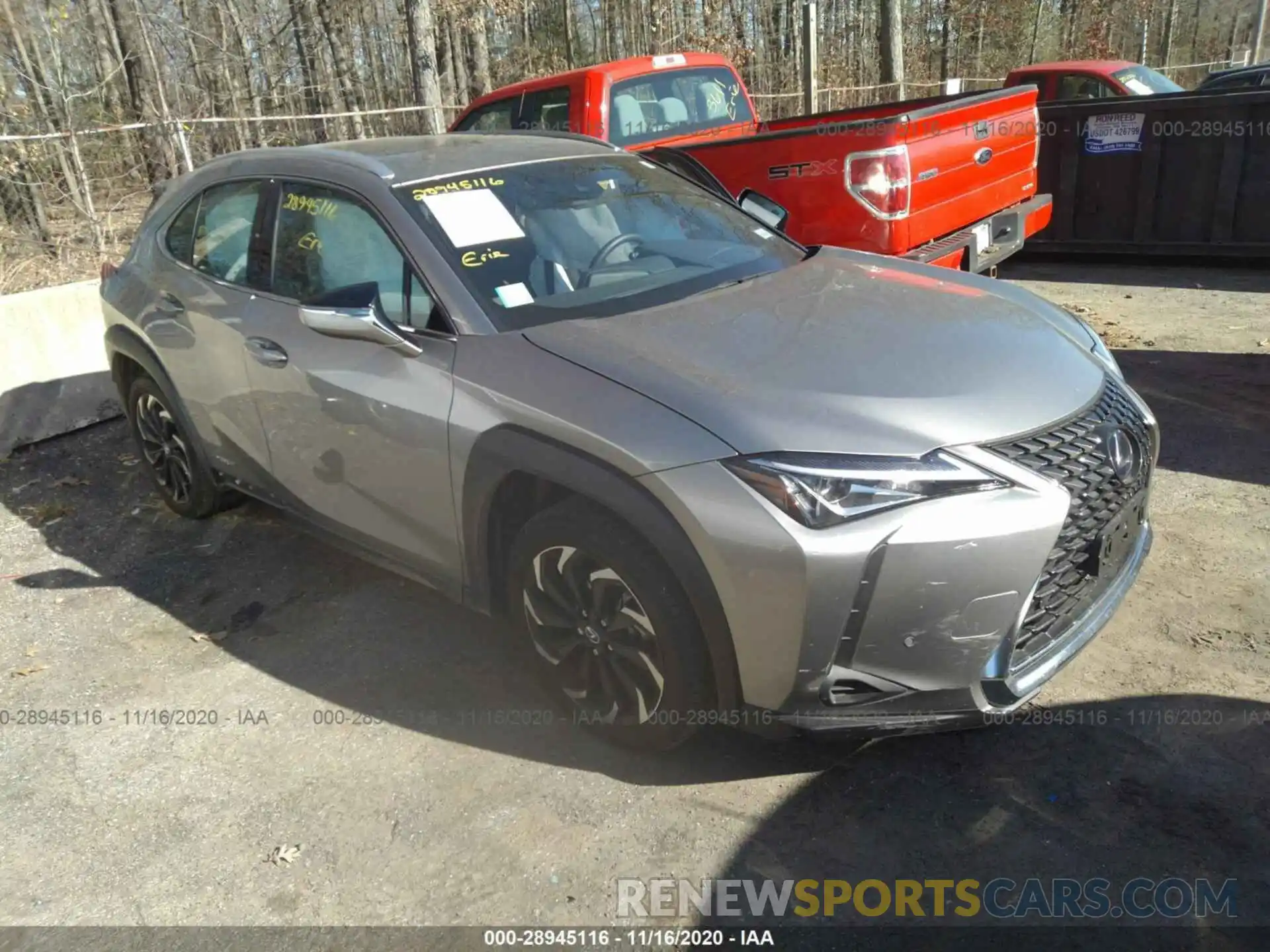 1 Photograph of a damaged car JTHP9JBH4L2025925 LEXUS UX 2020